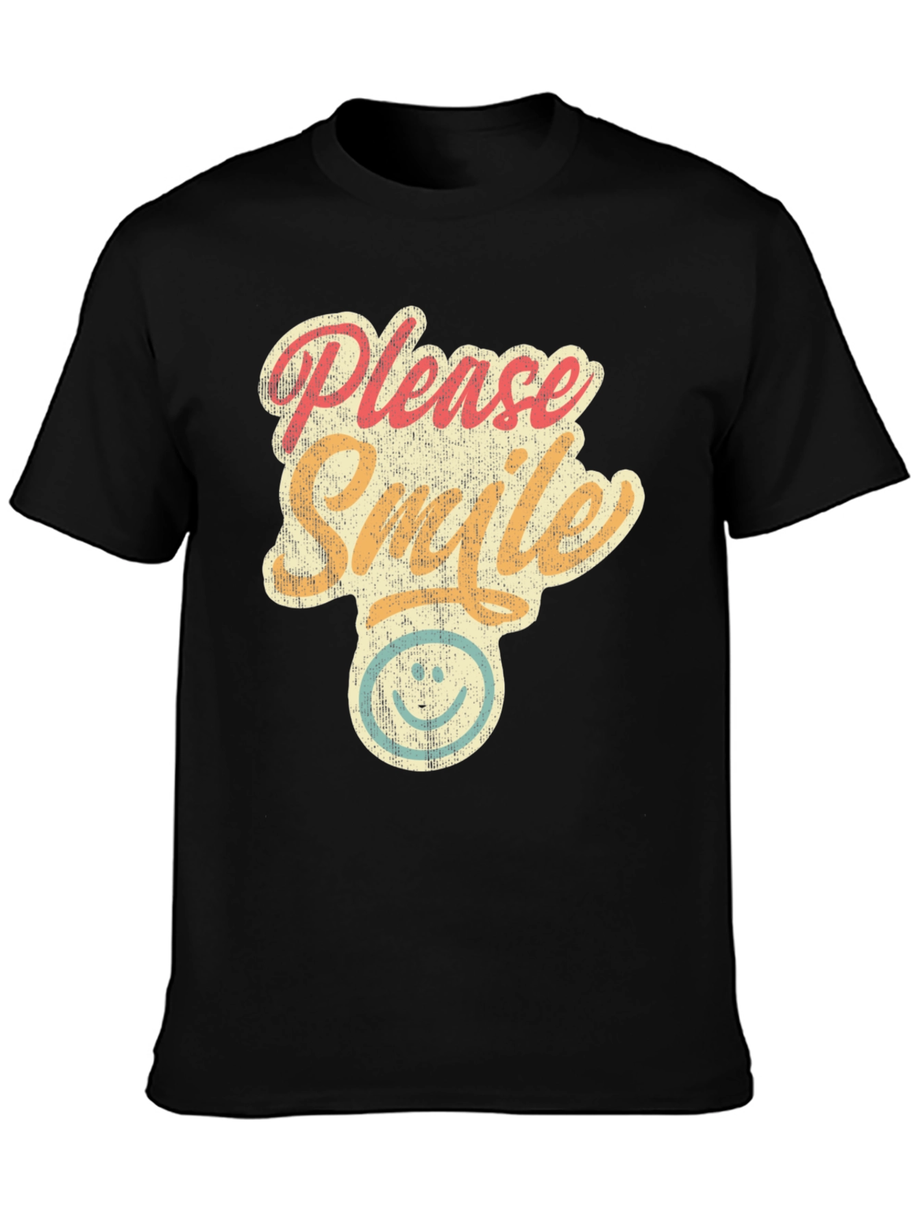 Please Smile Graphic T-Shirt