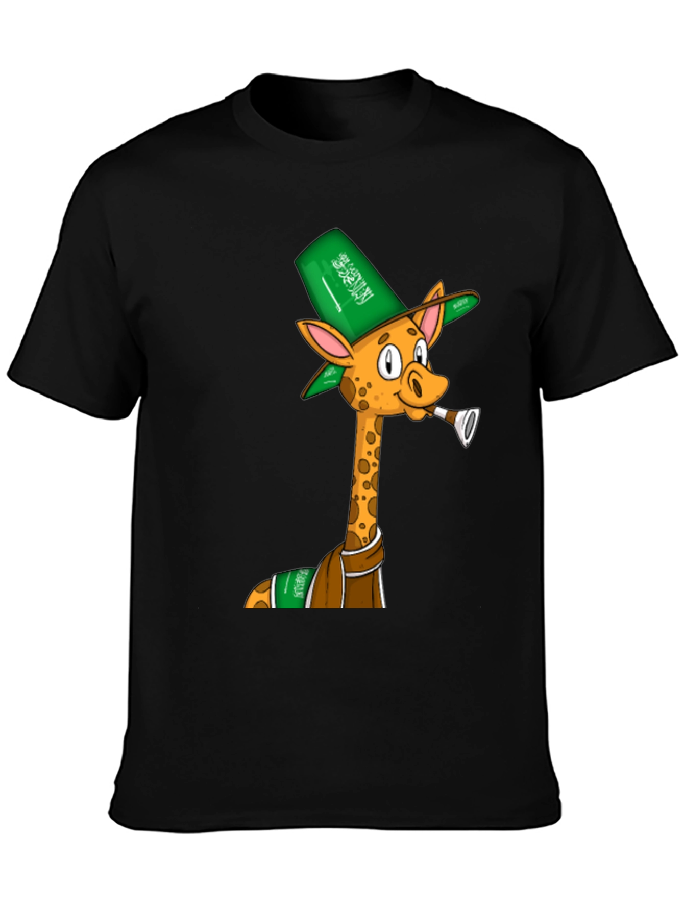 Giraffe in Saudi Attire Graphic T-Shirt