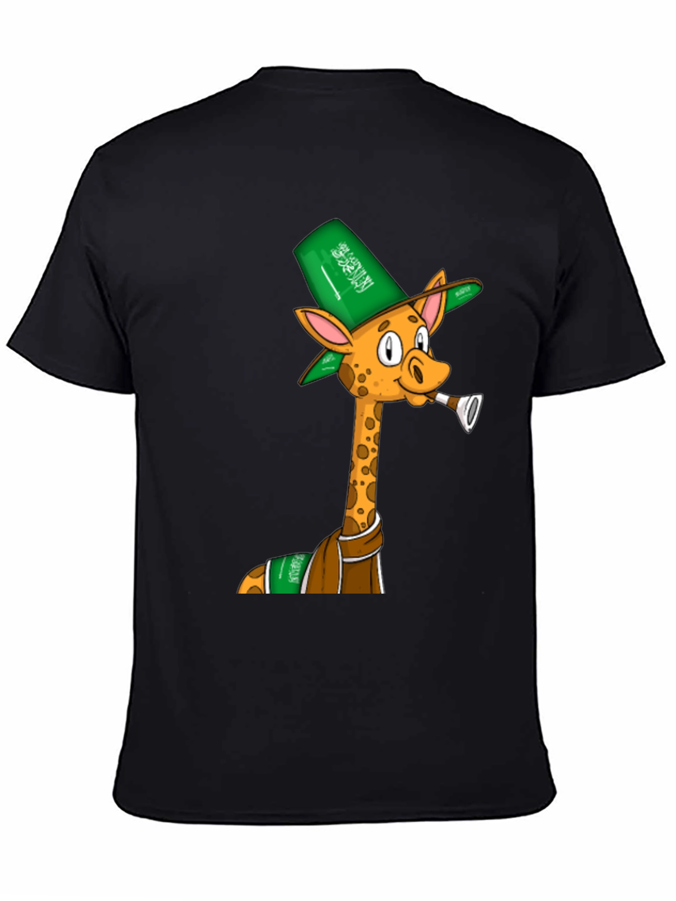 Giraffe in Saudi Attire Graphic T-Shirt