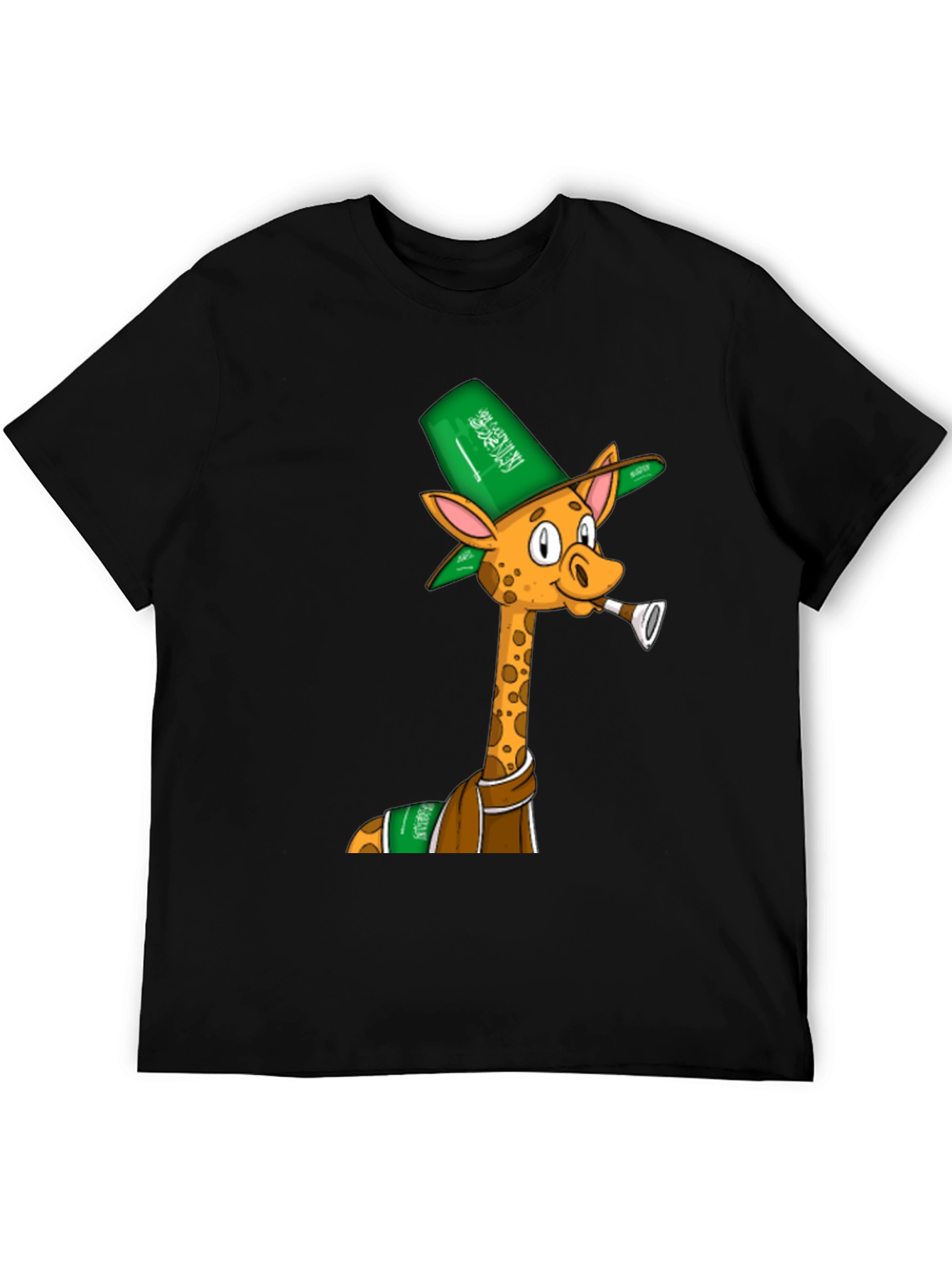 Giraffe in Saudi Attire Graphic T-Shirt
