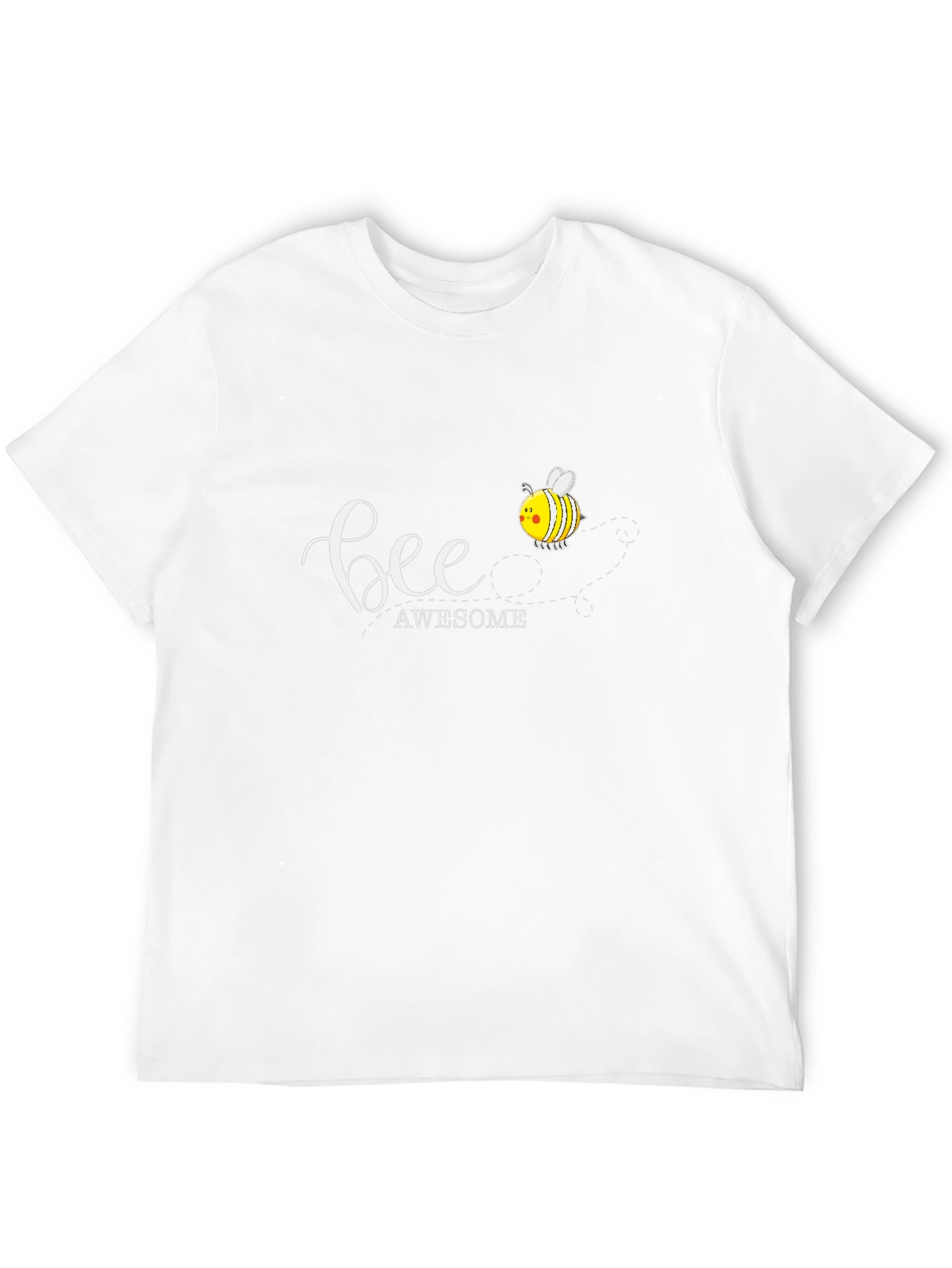 Bee Awesome Graphic T-Shirt - Black Cotton Tee