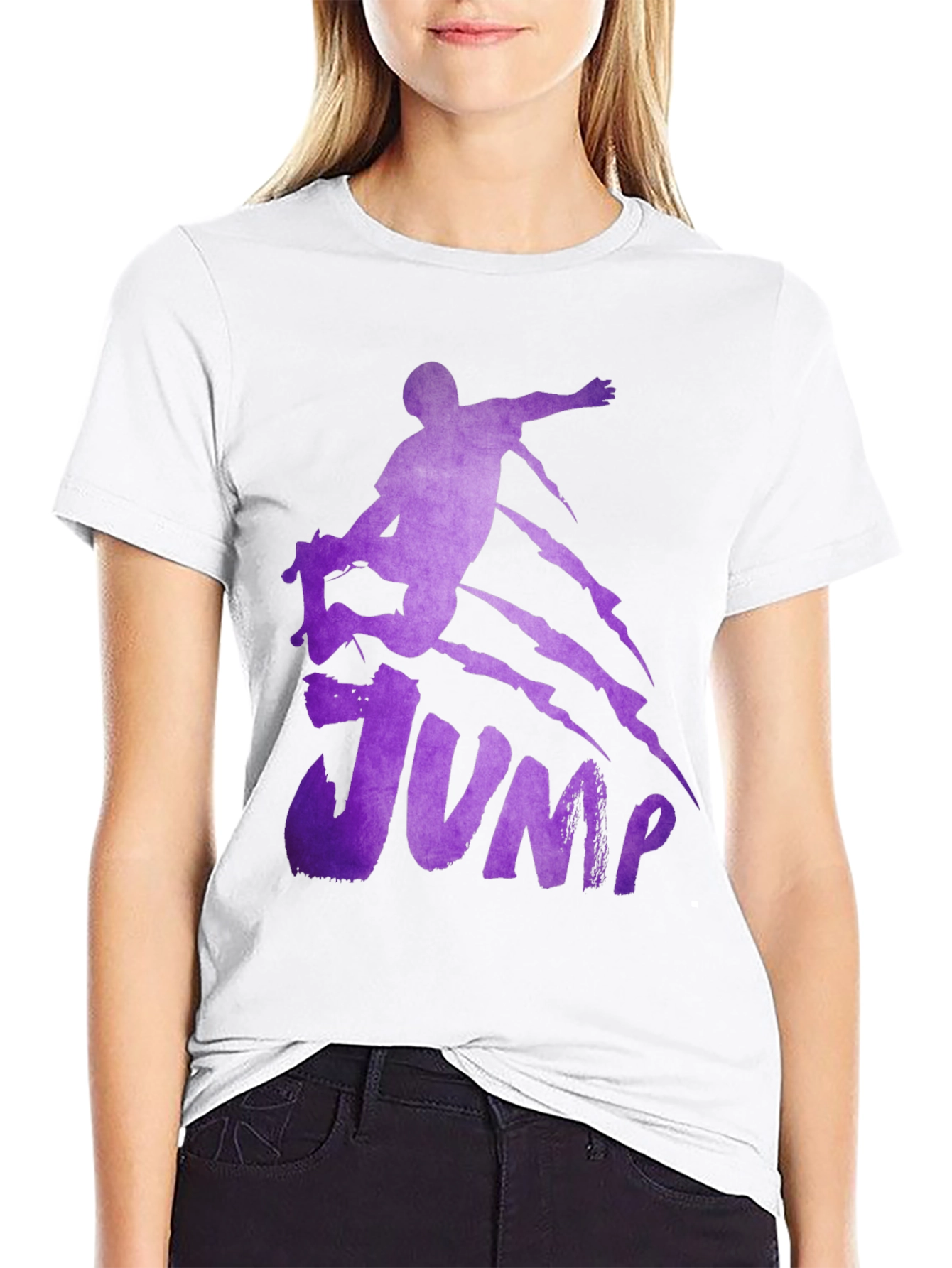 Skateboarding Jump T-Shirt - Cool Graphic Tee
