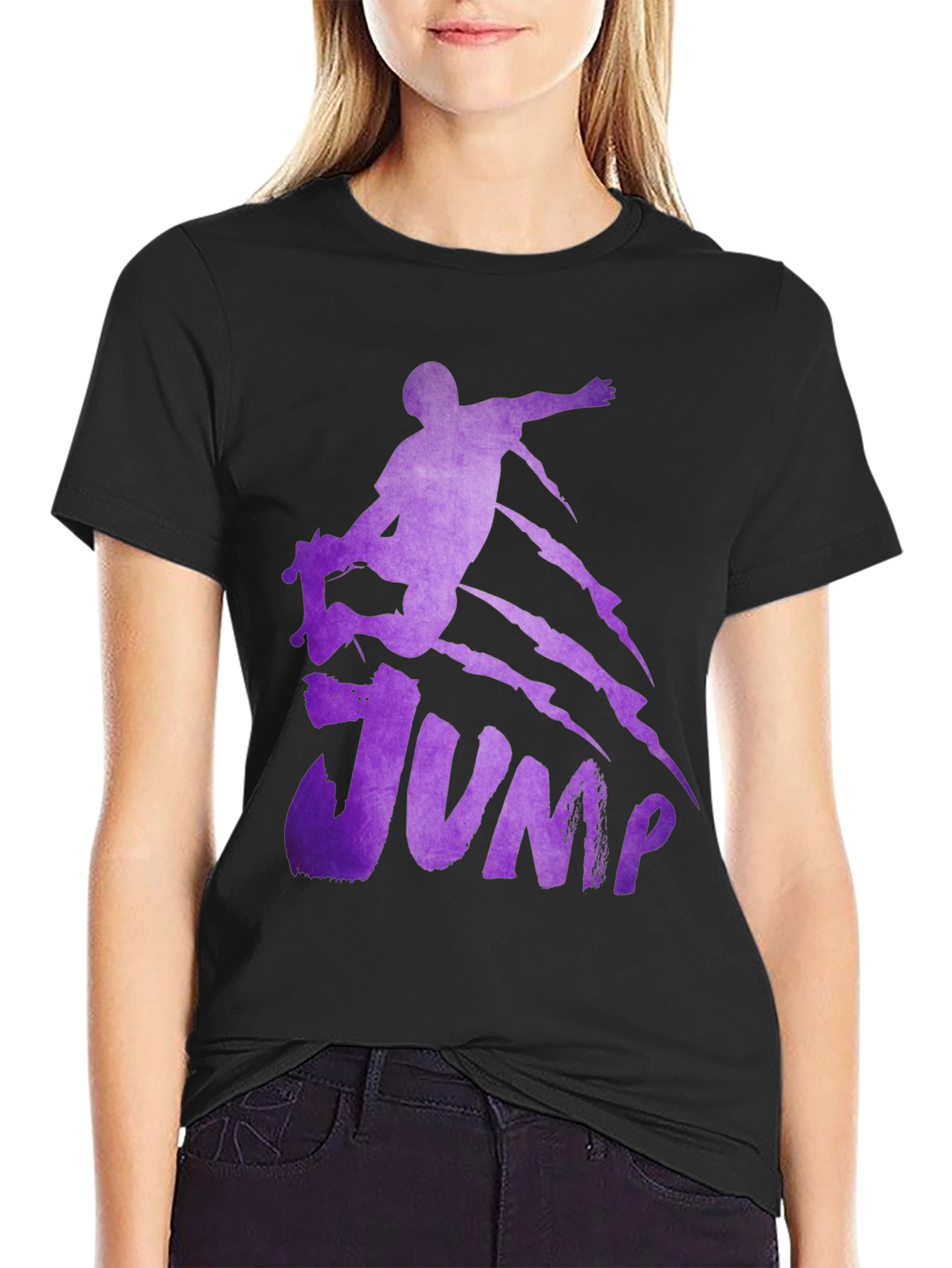Skateboarding Jump T-Shirt - Cool Graphic Tee
