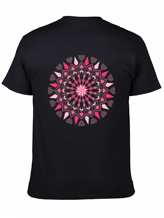Geometric Mandala Graphic Print T-Shirt