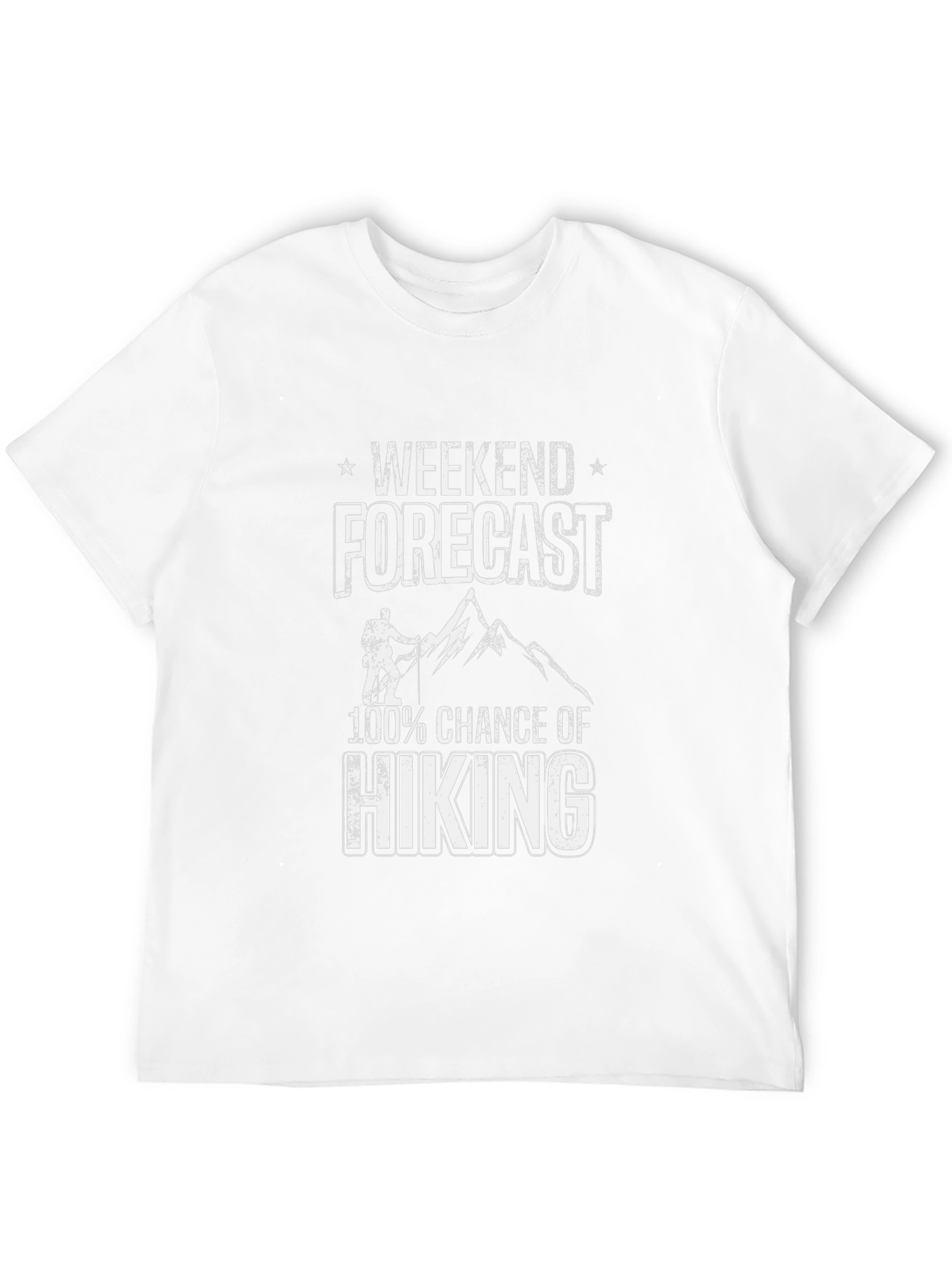 Weekend Forecast Hiking Graphic T-Shirt
