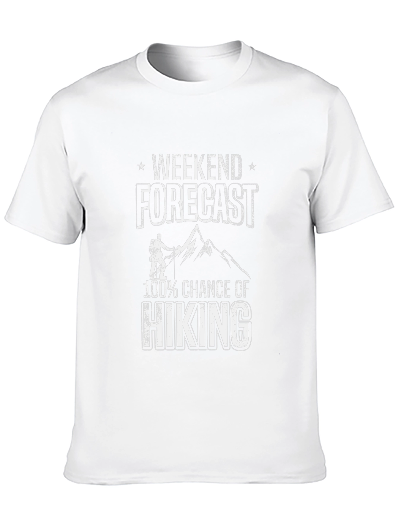 Weekend Forecast Hiking Graphic T-Shirt