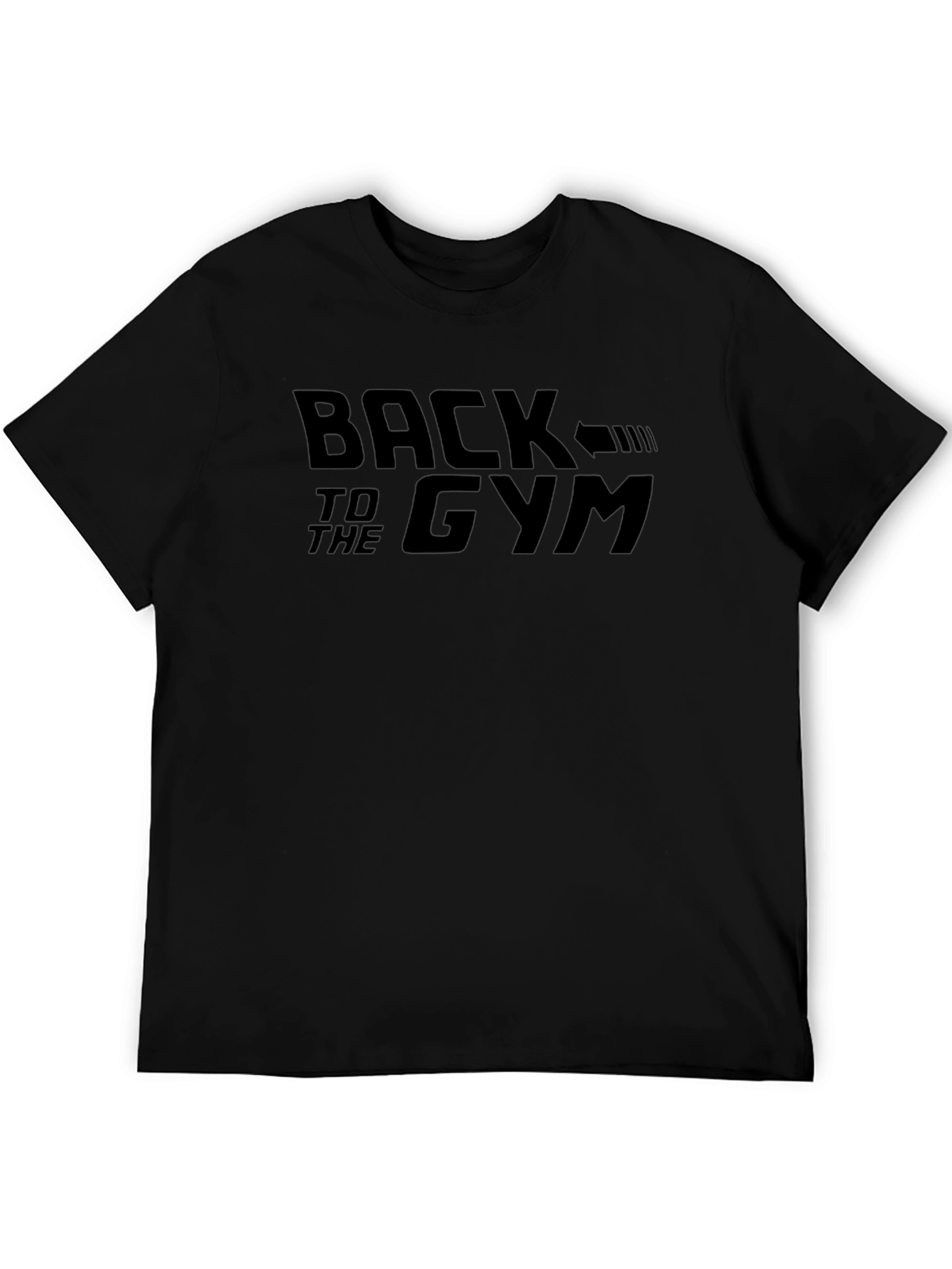 Back to the Gym Black T-Shirt
