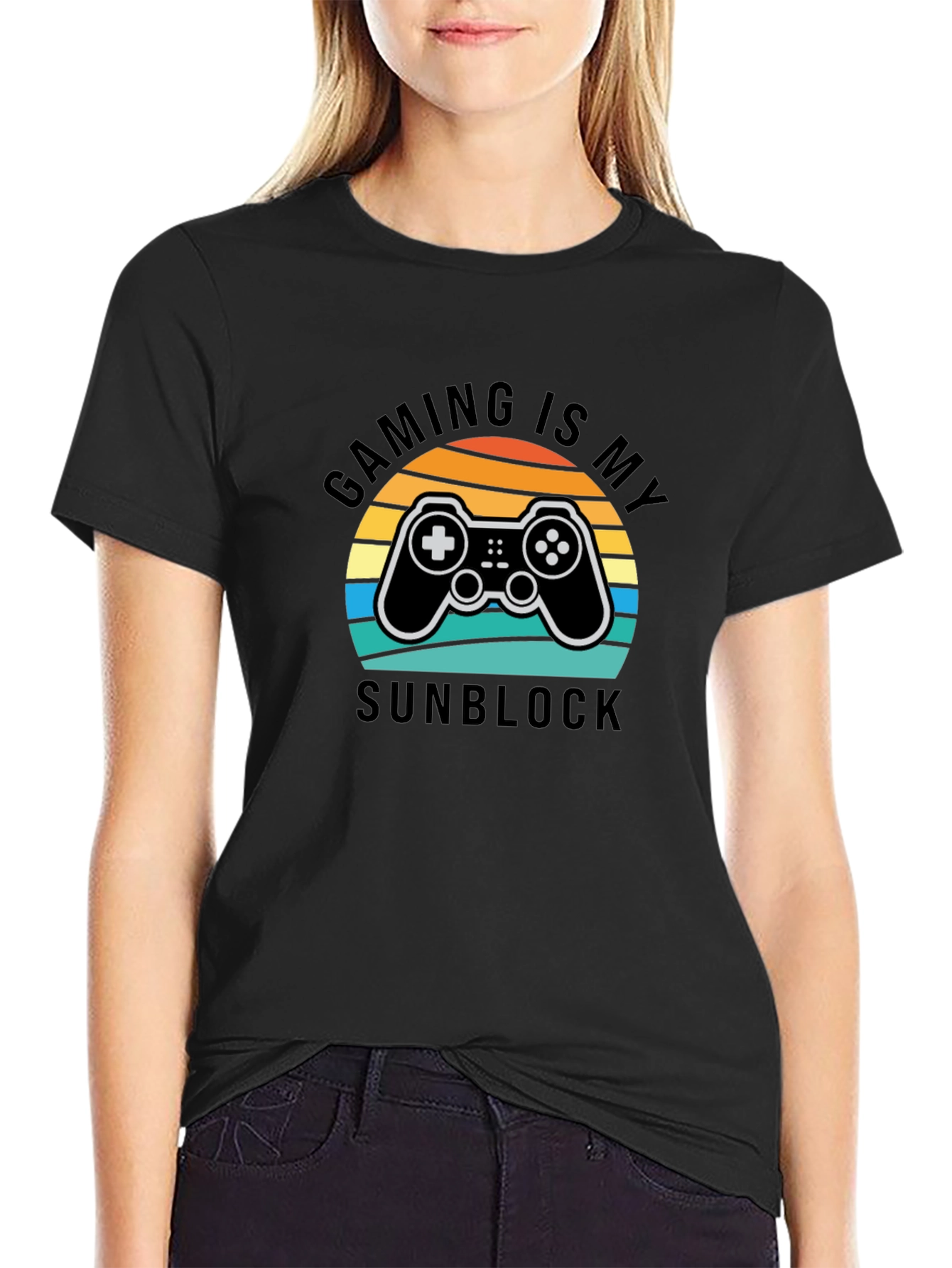 Gaming Is My Sunblock T-Shirt - Gamer Gift