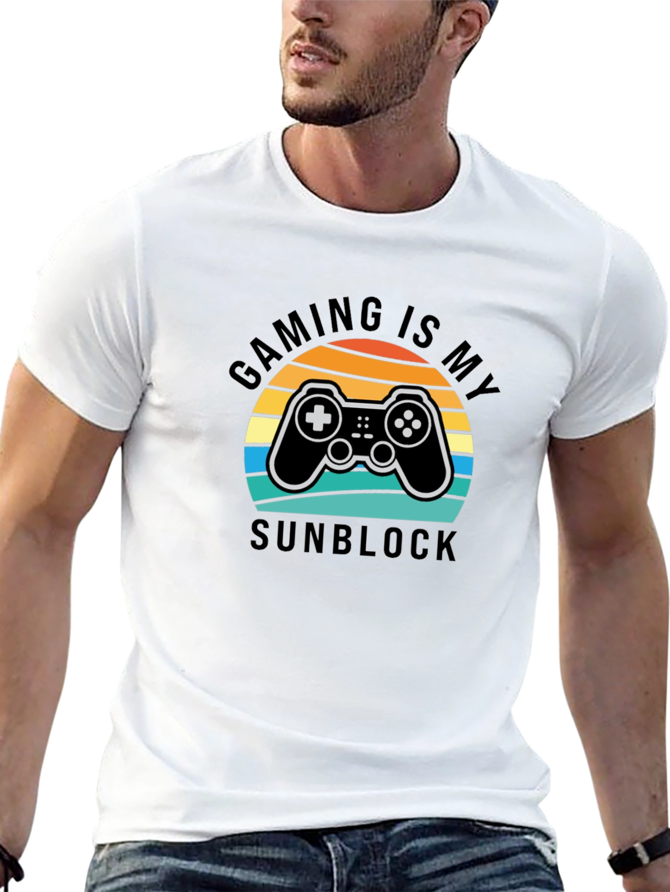 Gaming Is My Sunblock T-Shirt - Gamer Gift