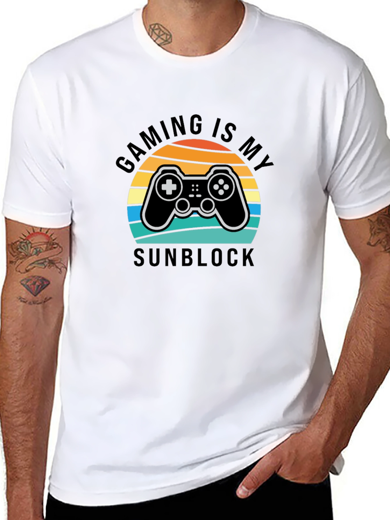 Gaming Is My Sunblock T-Shirt - Gamer Gift