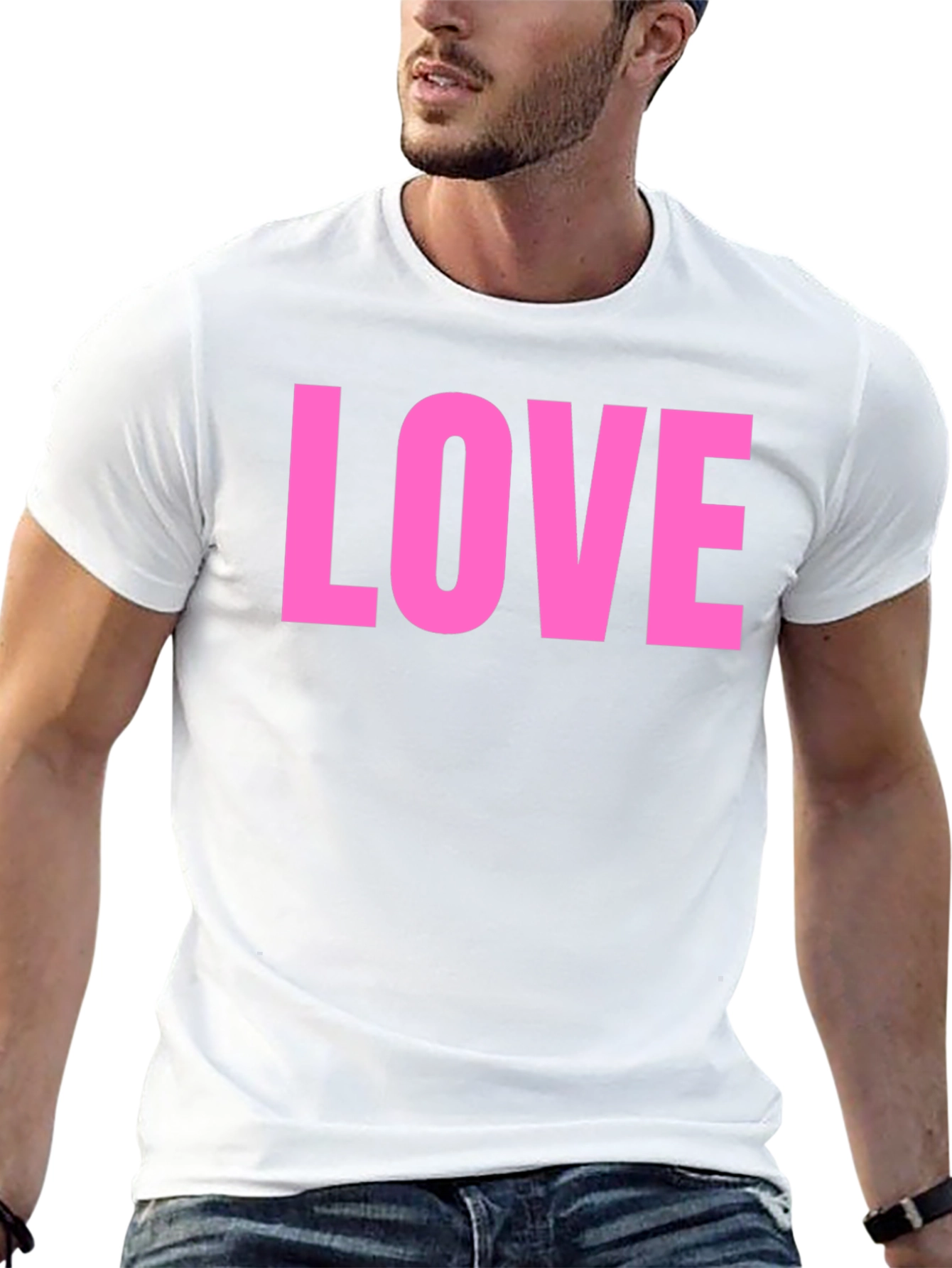 Love Graphic Tee - Black Casual T-Shirt