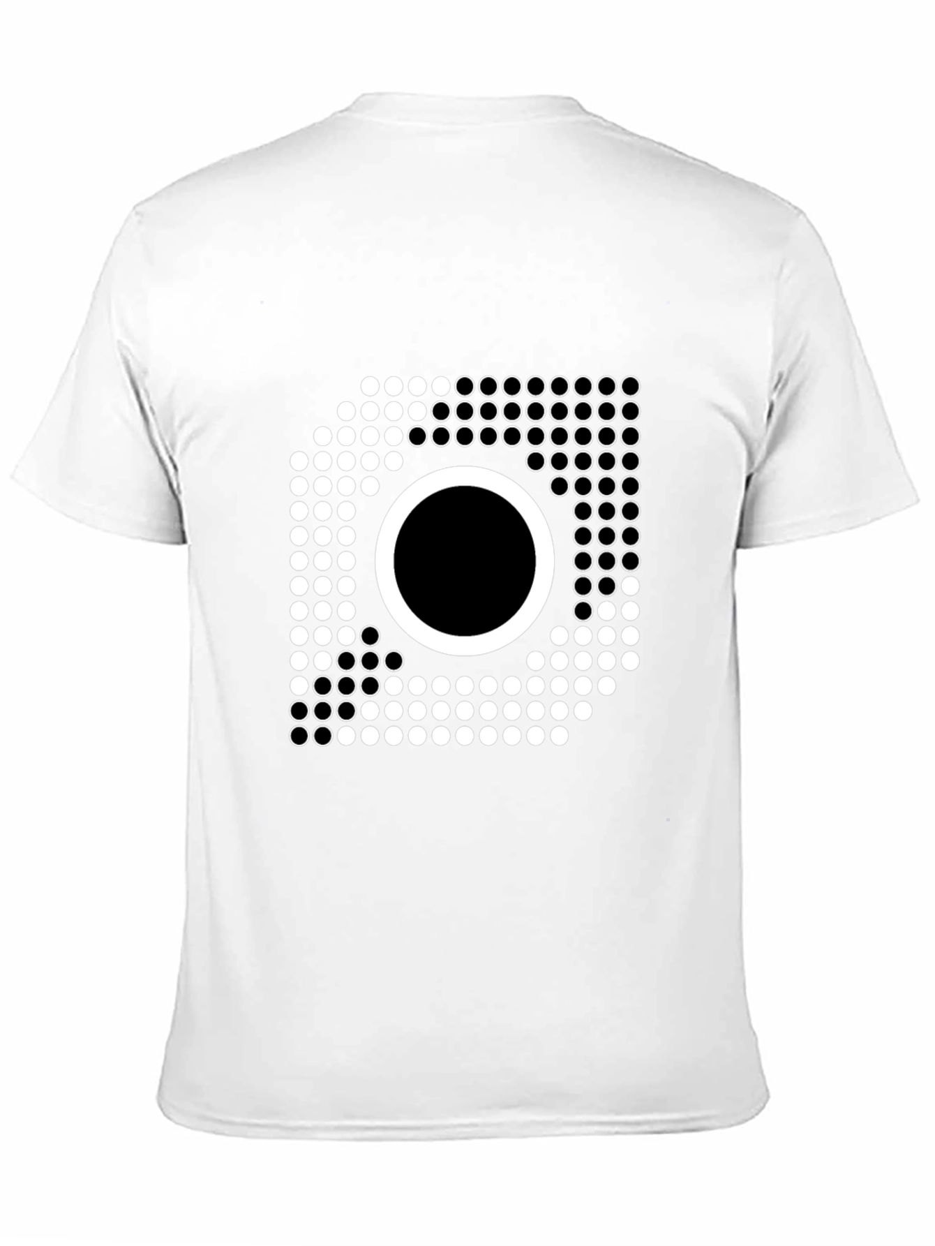 Abstract Dotted Circle T-Shirt - Modern Graphic Tee