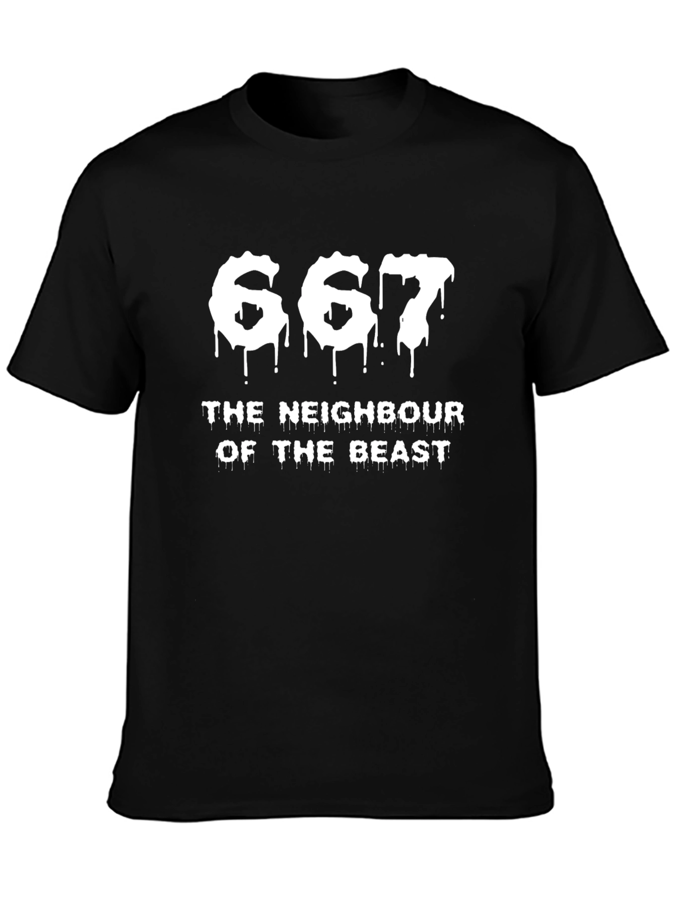 667 The Neighbour of The Beast Graphic Tee