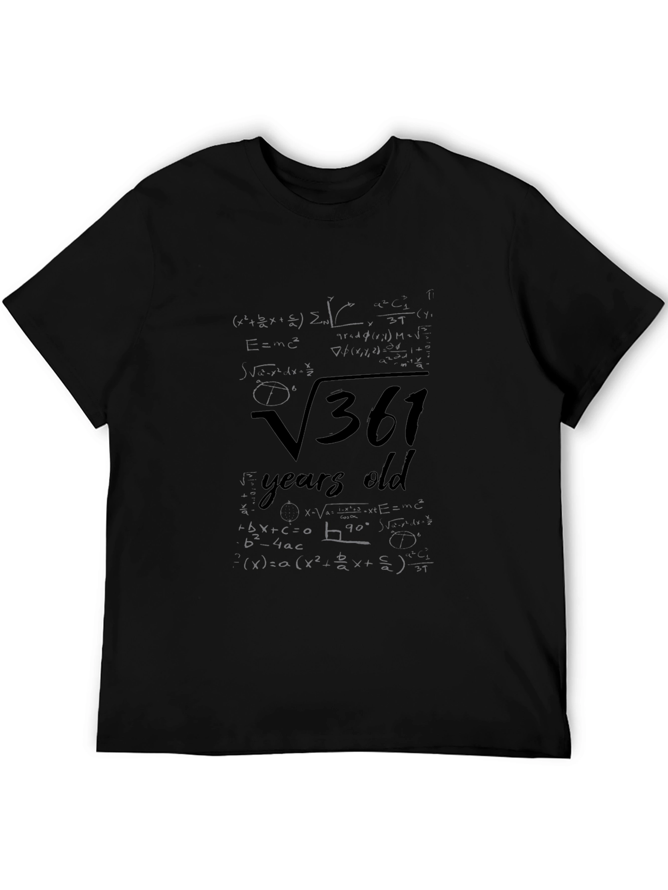 19th Birthday Math T-Shirt Square Root 361