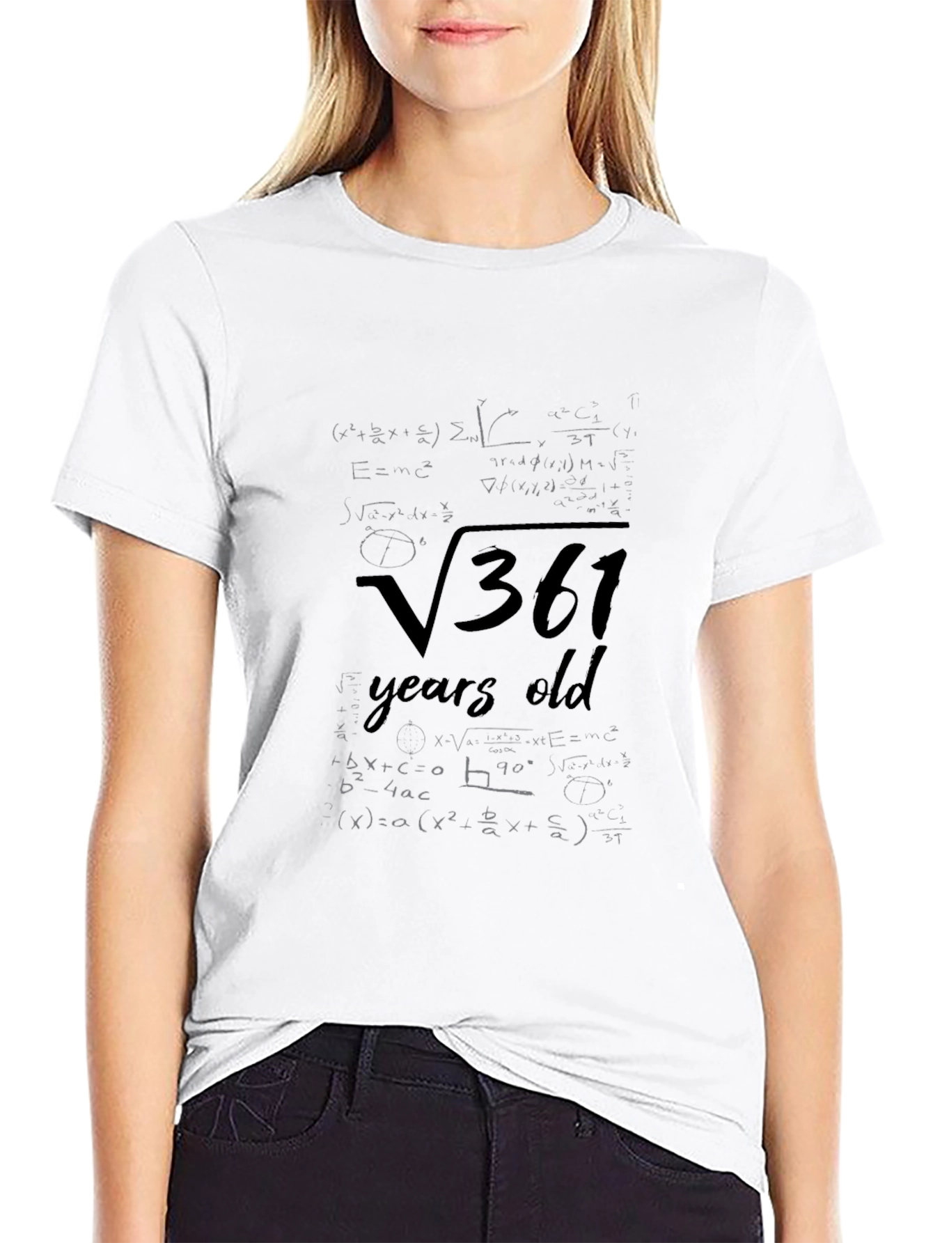 19th Birthday Math T-Shirt Square Root 361