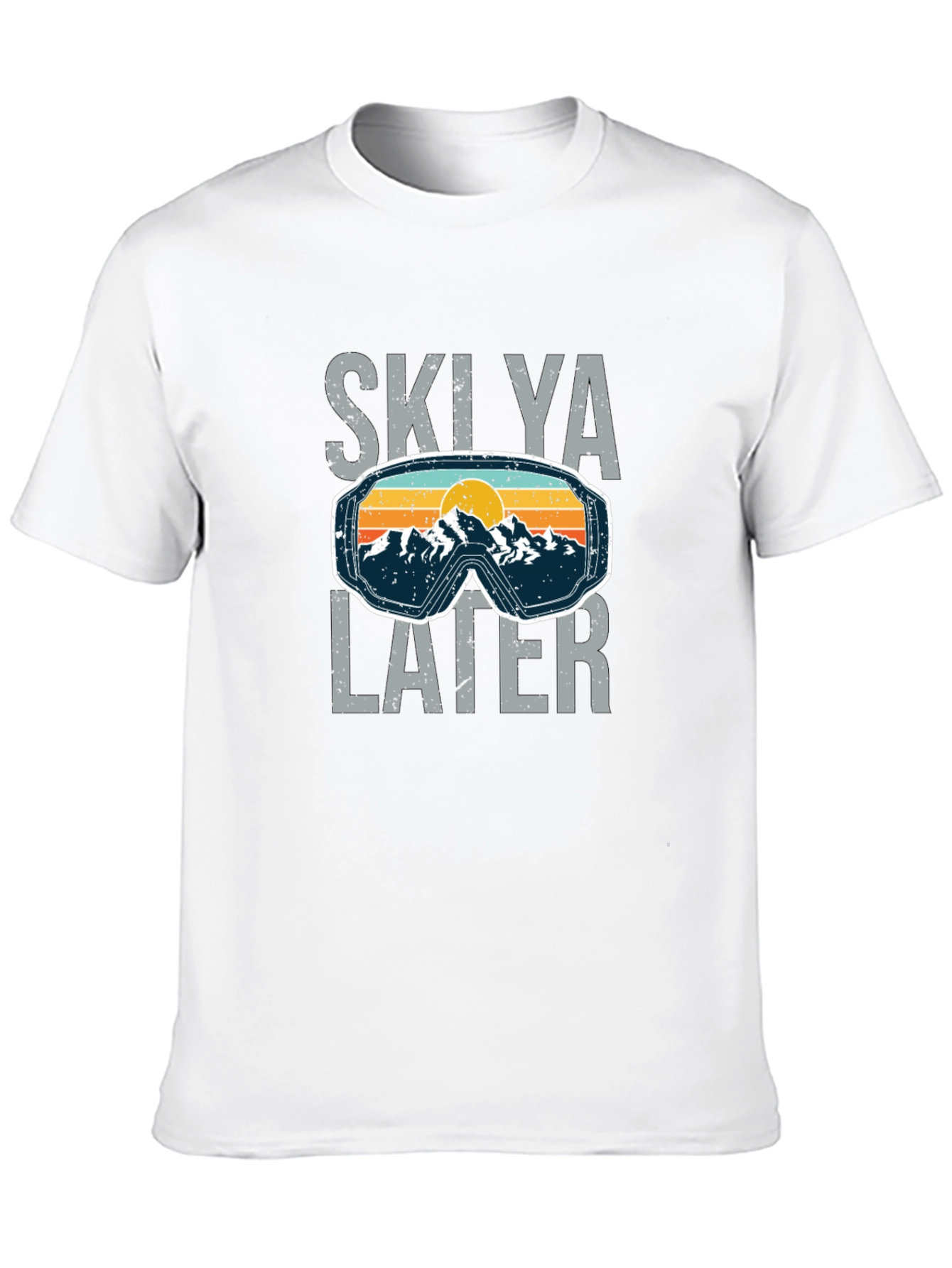 Skilya Later Ski Goggles Graphic Tee