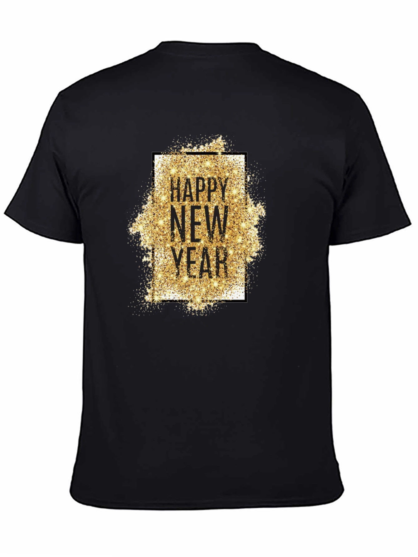 Happy New Year Glitter Graphic Tee