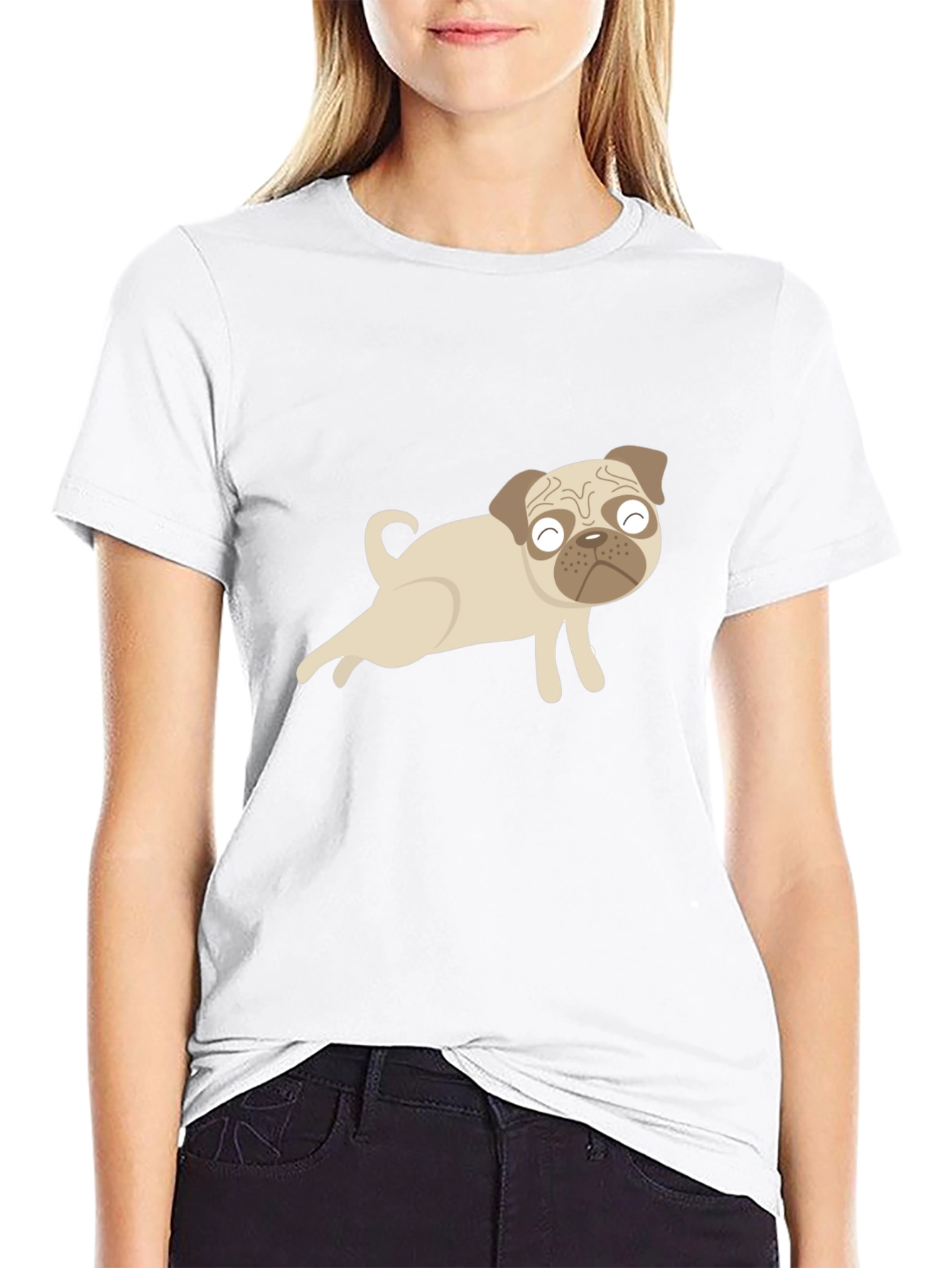 Funny Yoga Pug T-Shirt – Cute Dog Lover Graphic Tee Gift