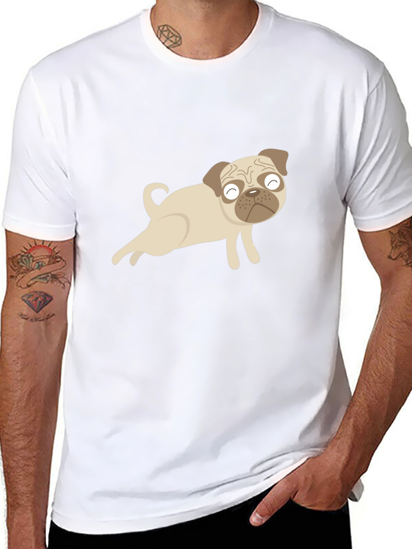 Funny Yoga Pug T-Shirt – Cute Dog Lover Graphic Tee Gift