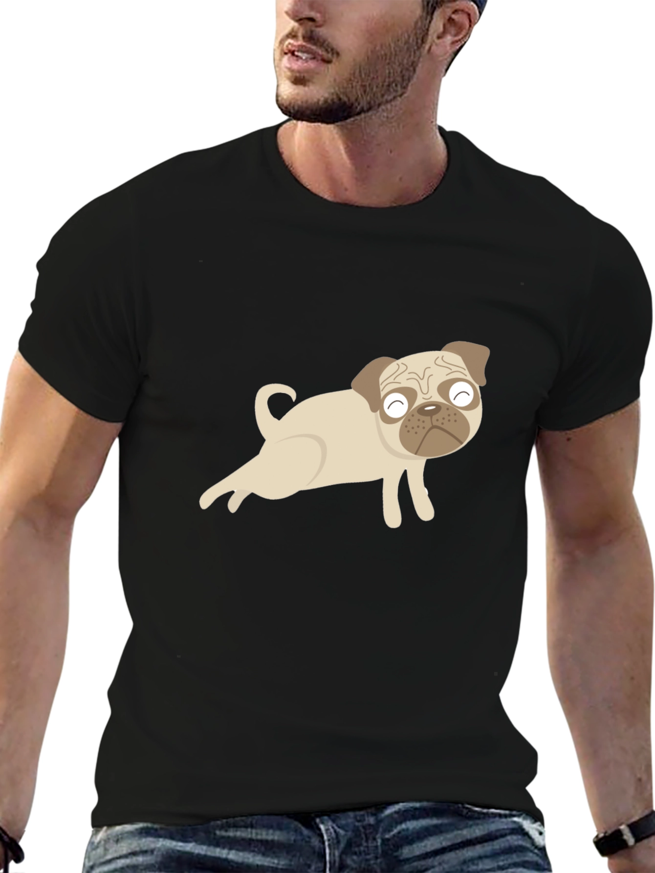 Funny Yoga Pug T-Shirt – Cute Dog Lover Graphic Tee Gift