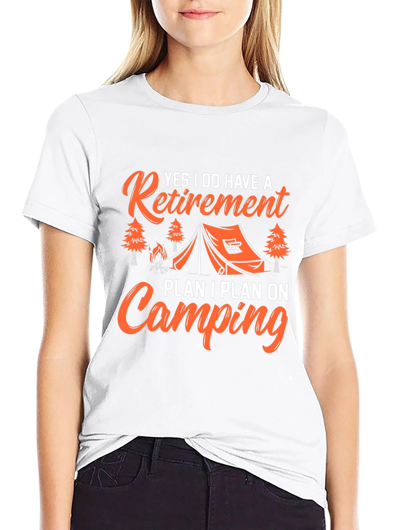 Retirement Camping Plan Graphic Tee