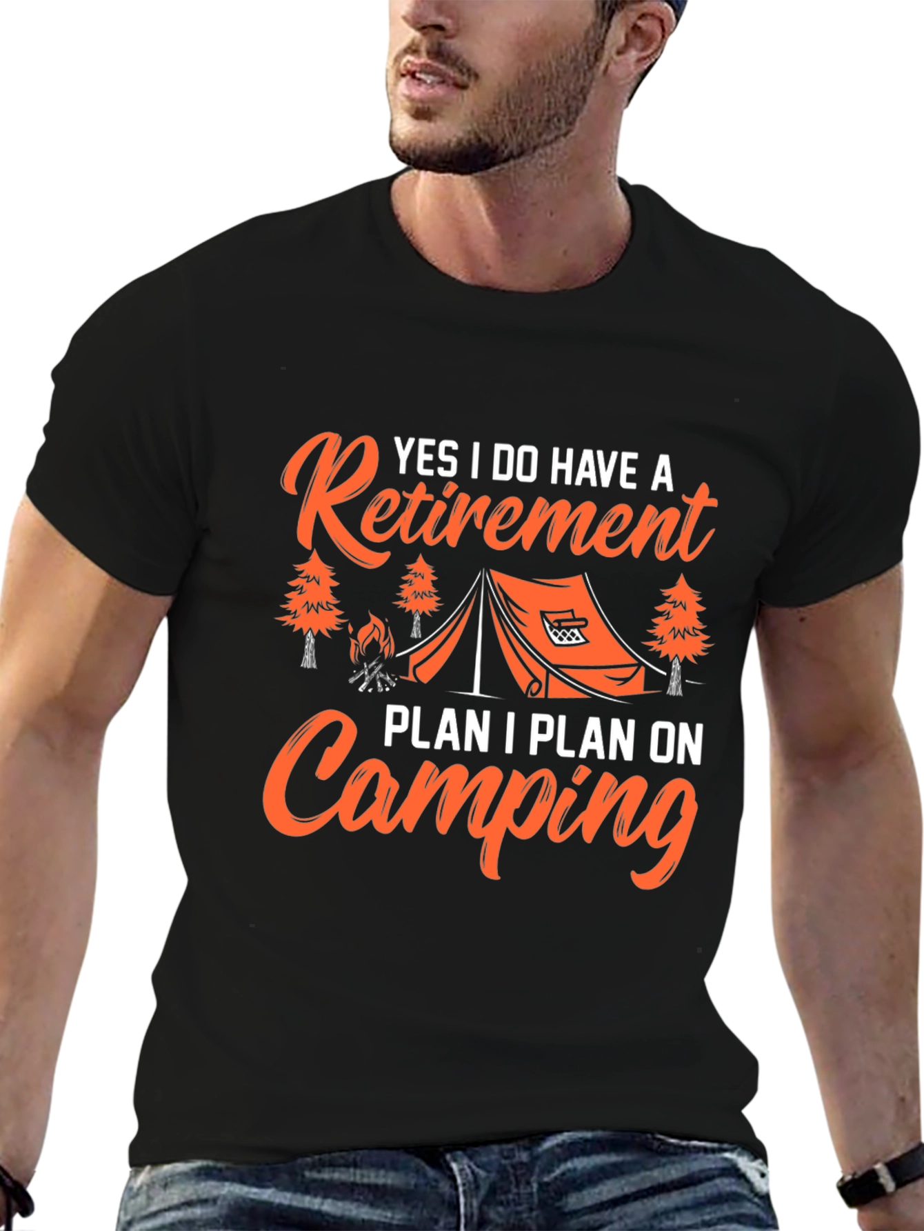 Retirement Camping Plan Graphic Tee