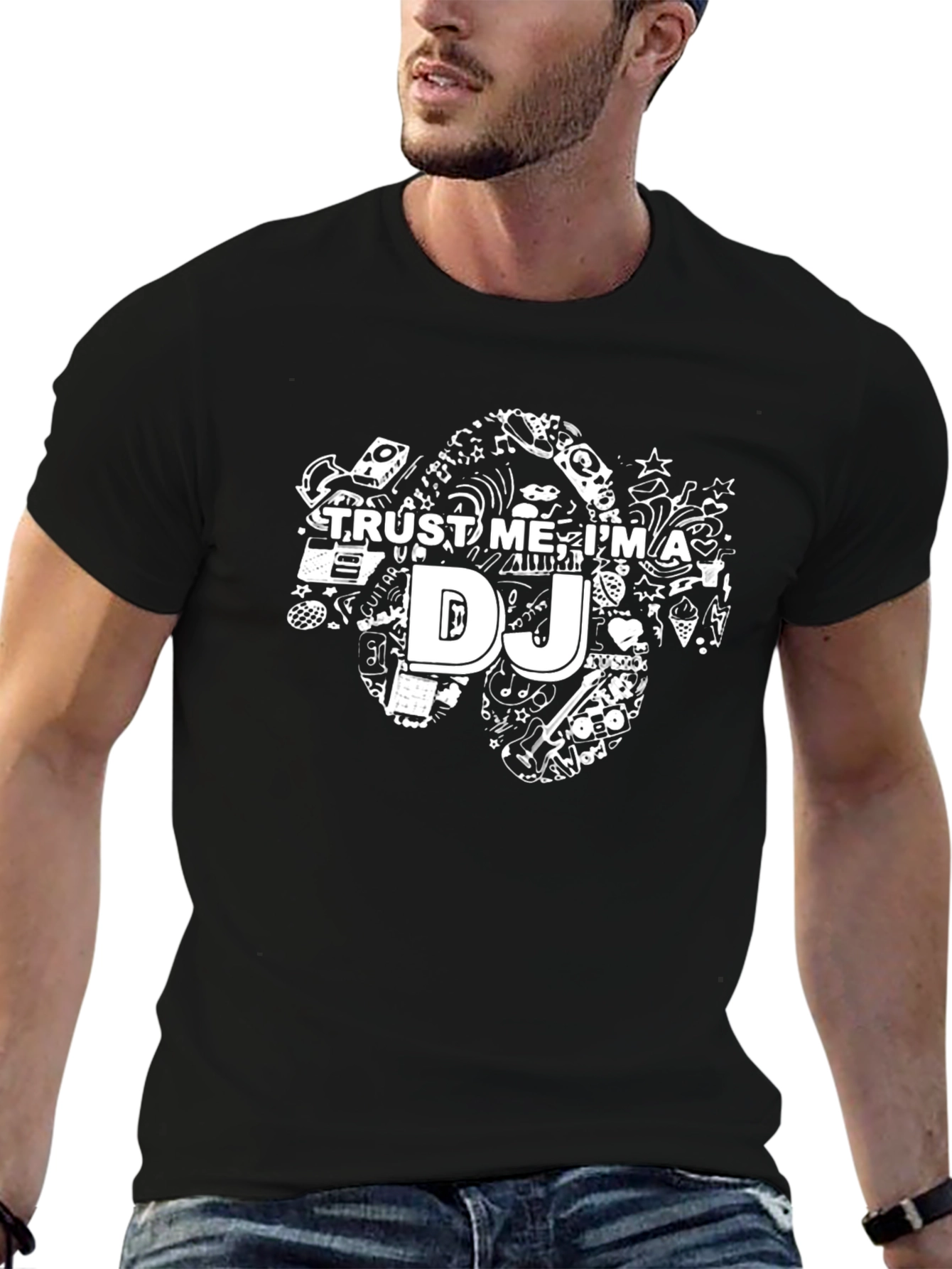 Trust Me Im a DJ Black T-Shirt