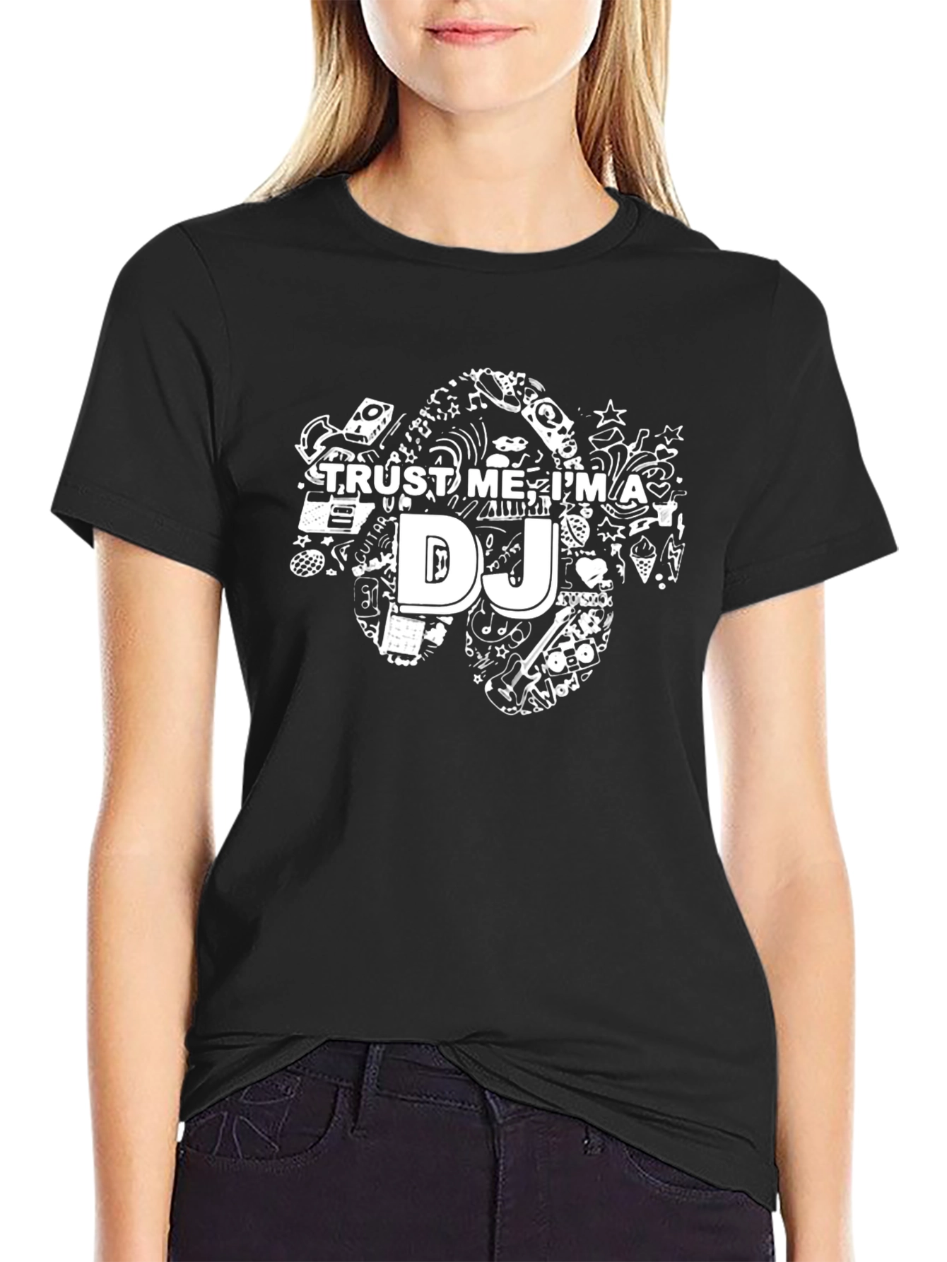 Trust Me Im a DJ Black T-Shirt