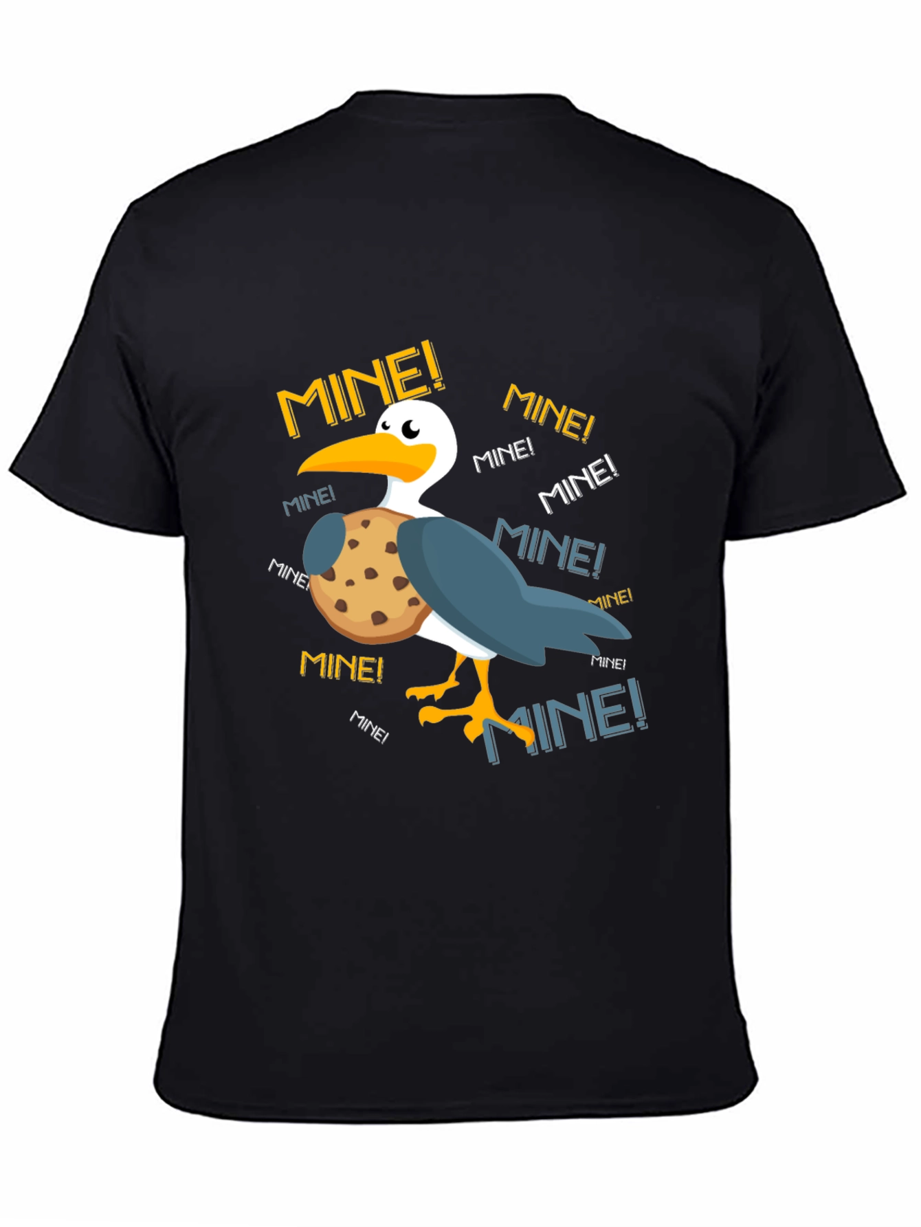Funny Pelican Mine! Cookie Graphic T-Shirt