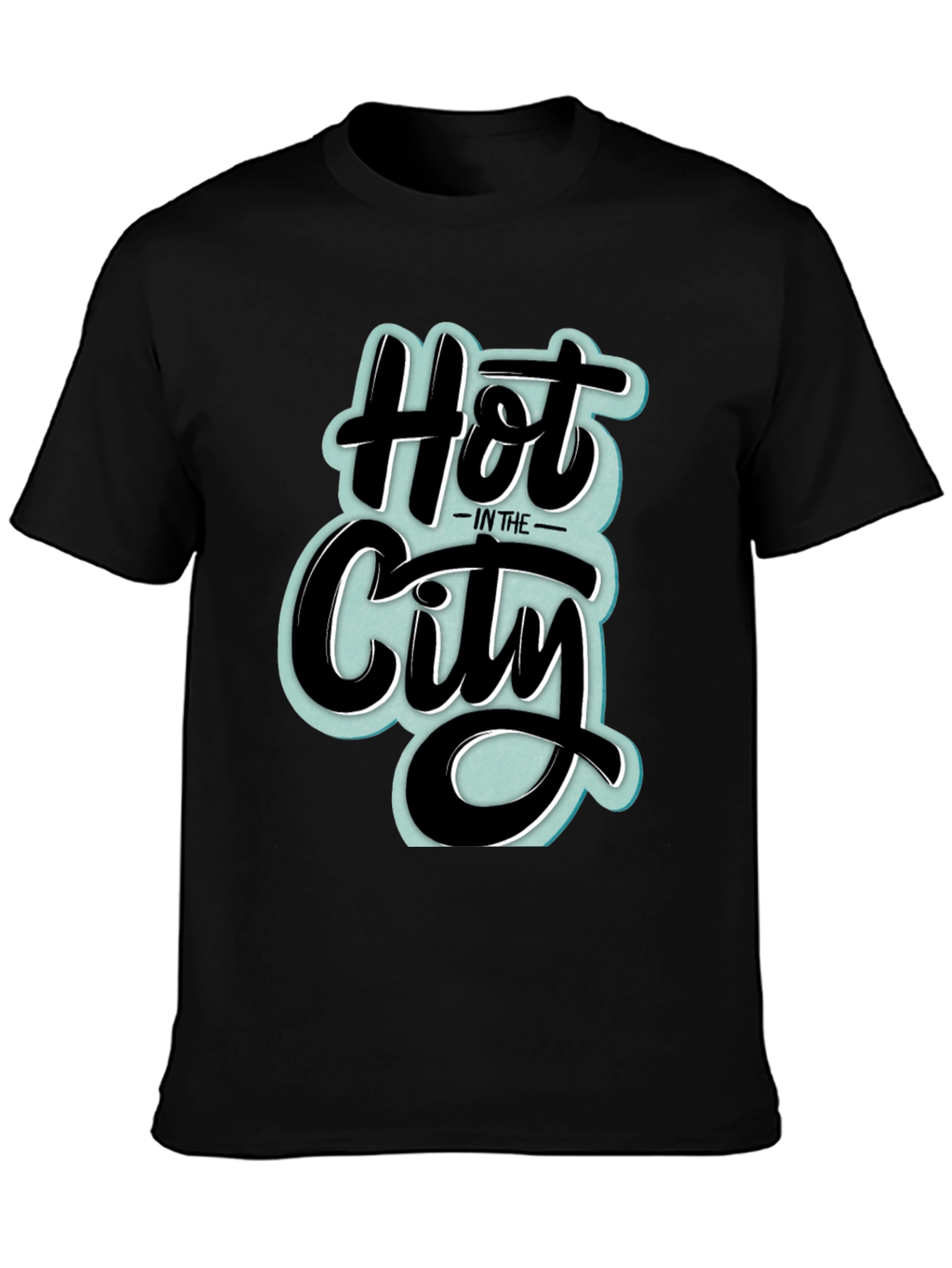 Hot in the City Graphic T-Shirt - Black