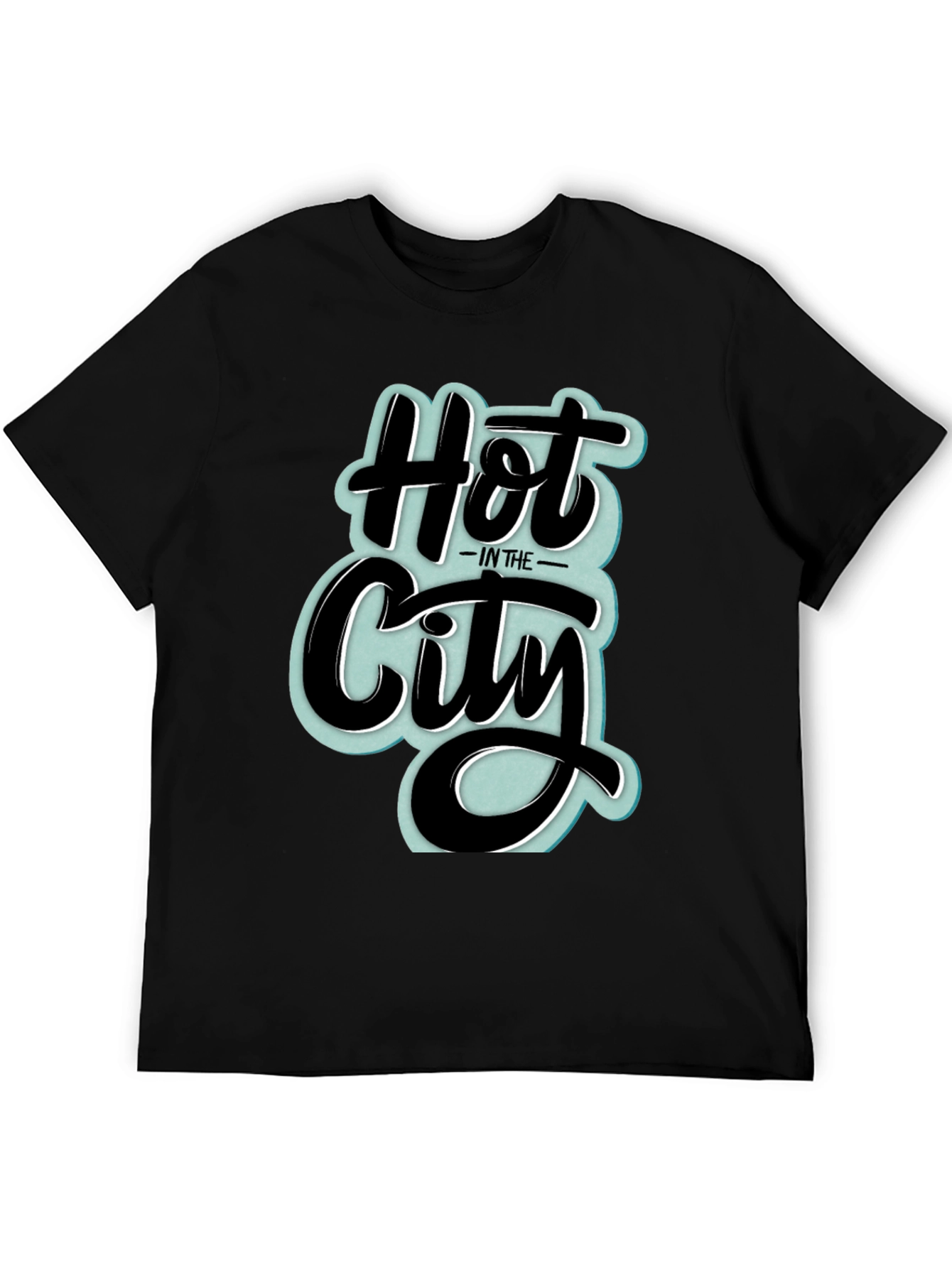 Hot in the City Graphic T-Shirt - Black