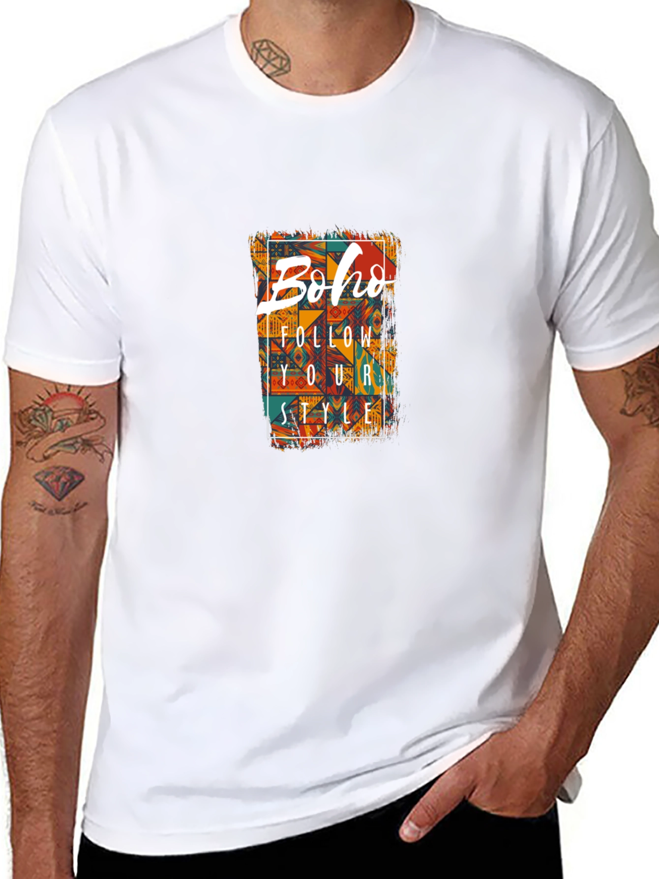 Boho Style Graphic Tee - Follow Your Style