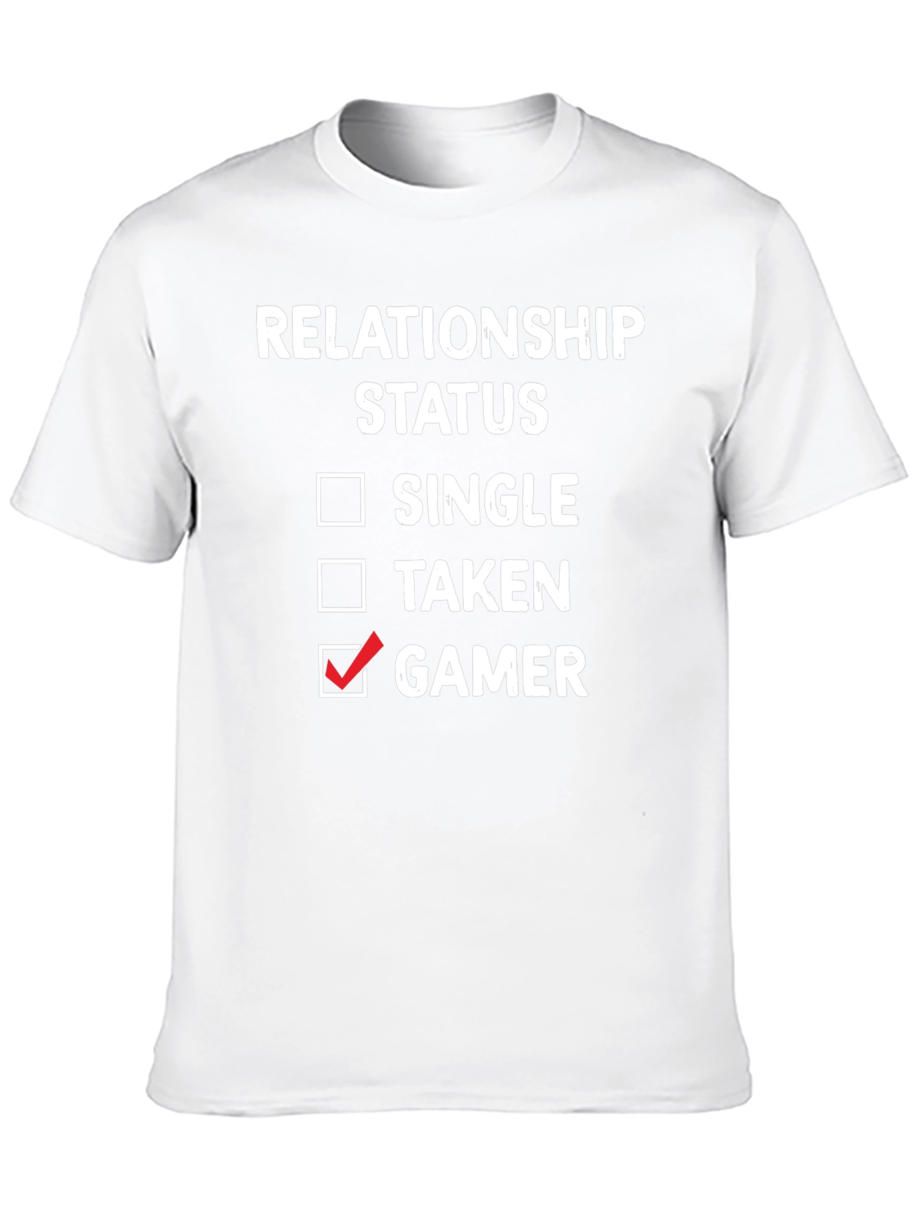 Gamer Relationship Status T-Shirt - Single Taken Gamer Tee