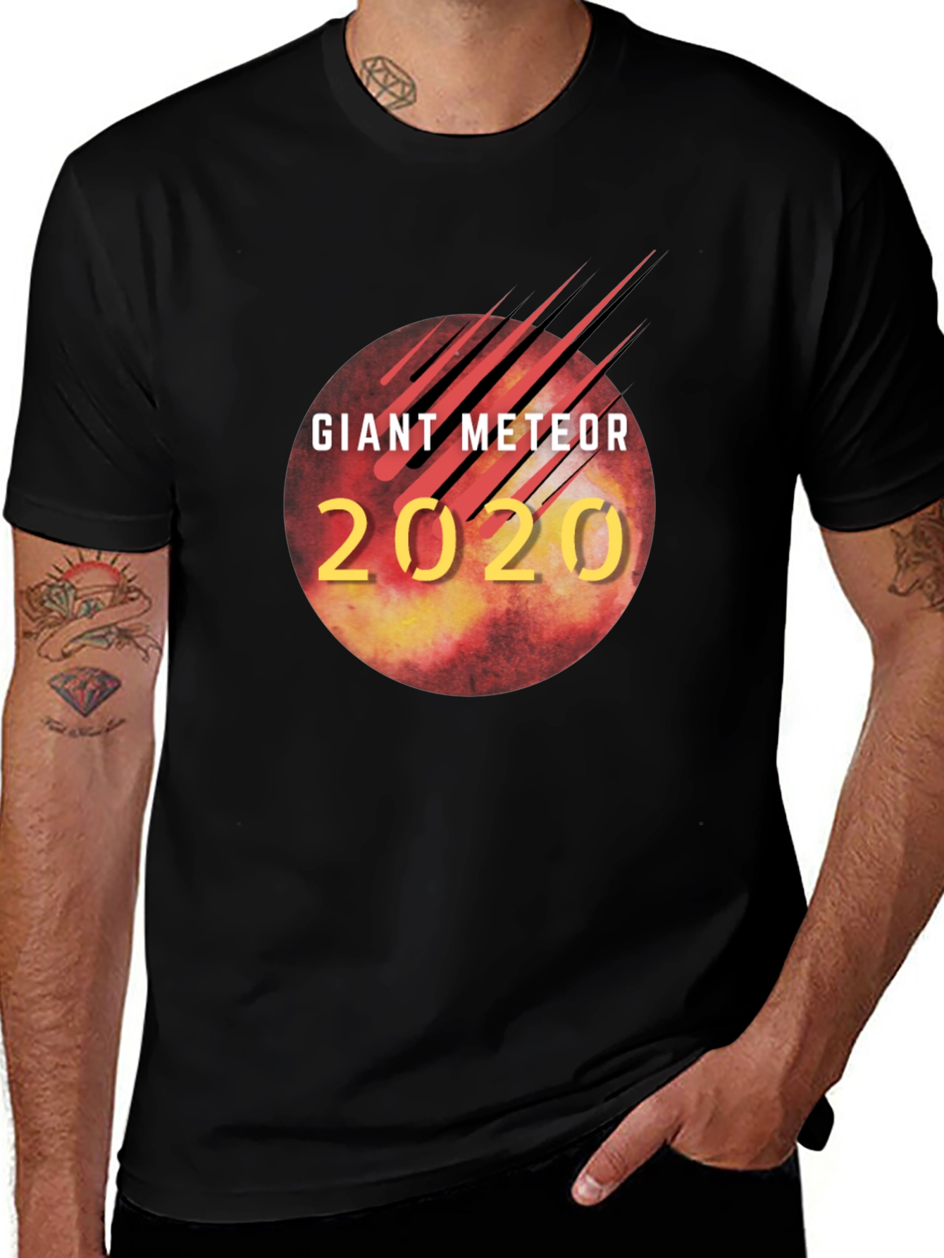 Giant Meteor 2020 Black Graphic Tee