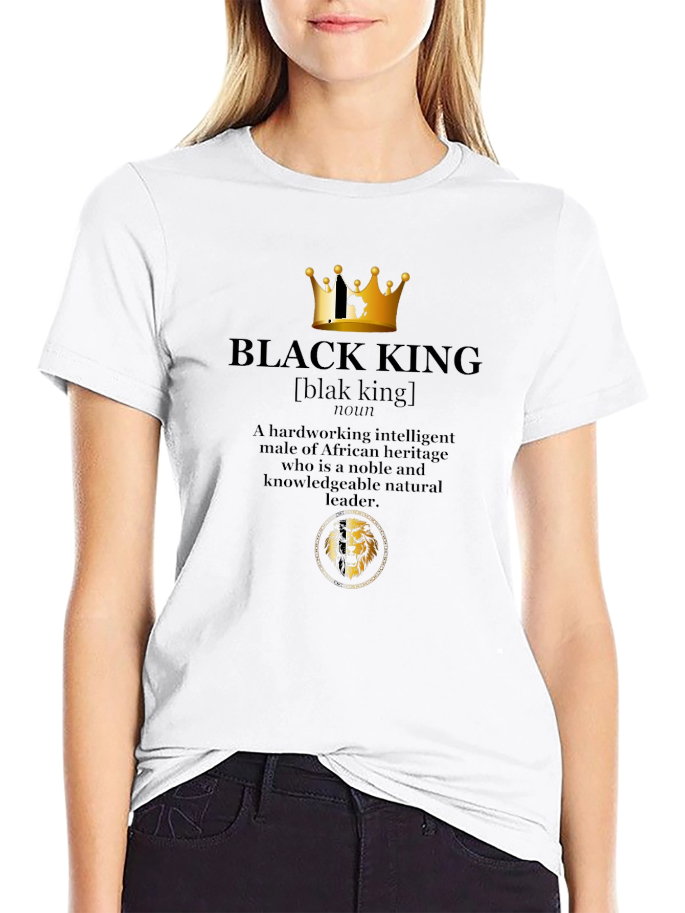 Black King Definition T-Shirt