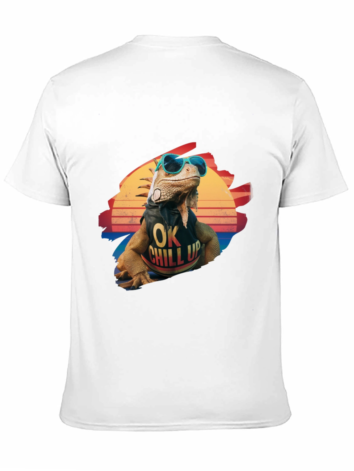 Cool Iguana Graphic T-Shirt - OK Chill Up