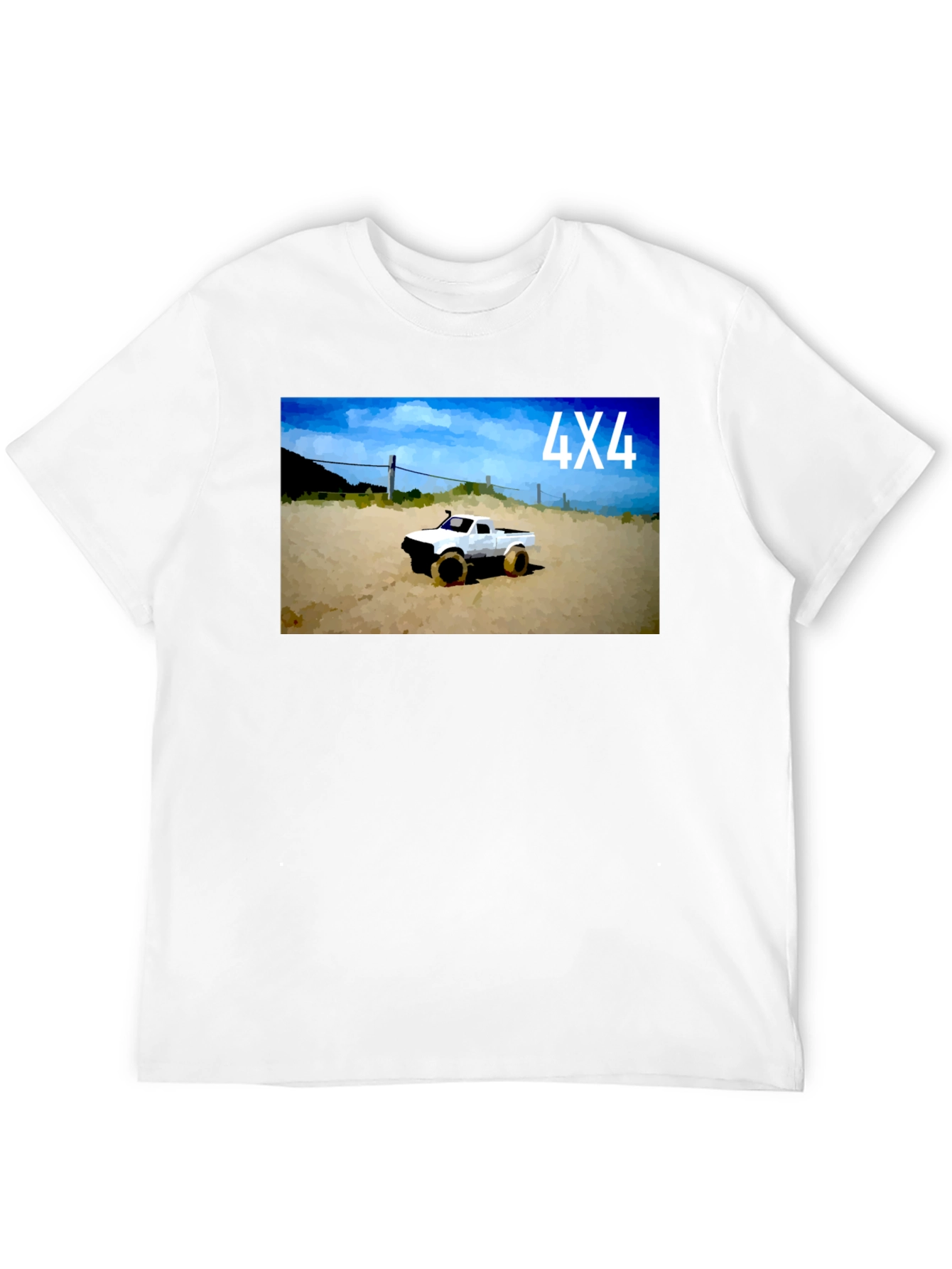 4X4 Truck Graphic Tee - Black