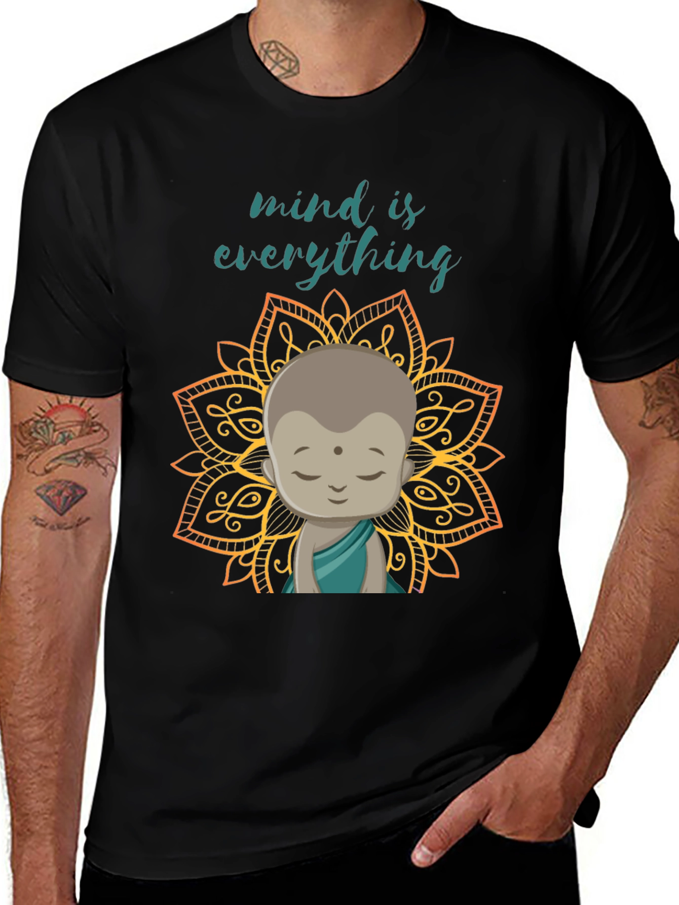 Mind Is Everything T-Shirt - Buddha Graphic Tee