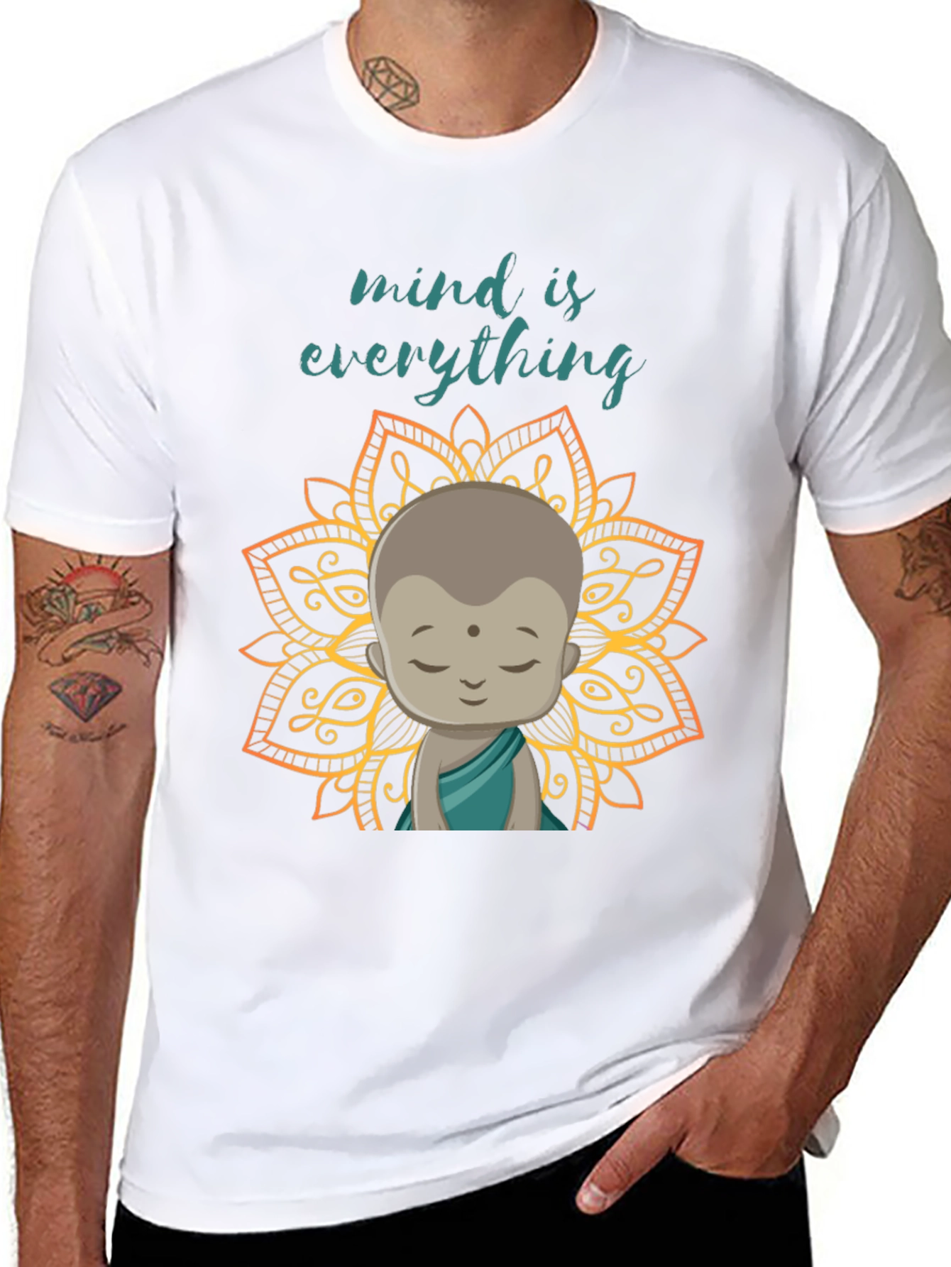 Mind Is Everything T-Shirt - Buddha Graphic Tee