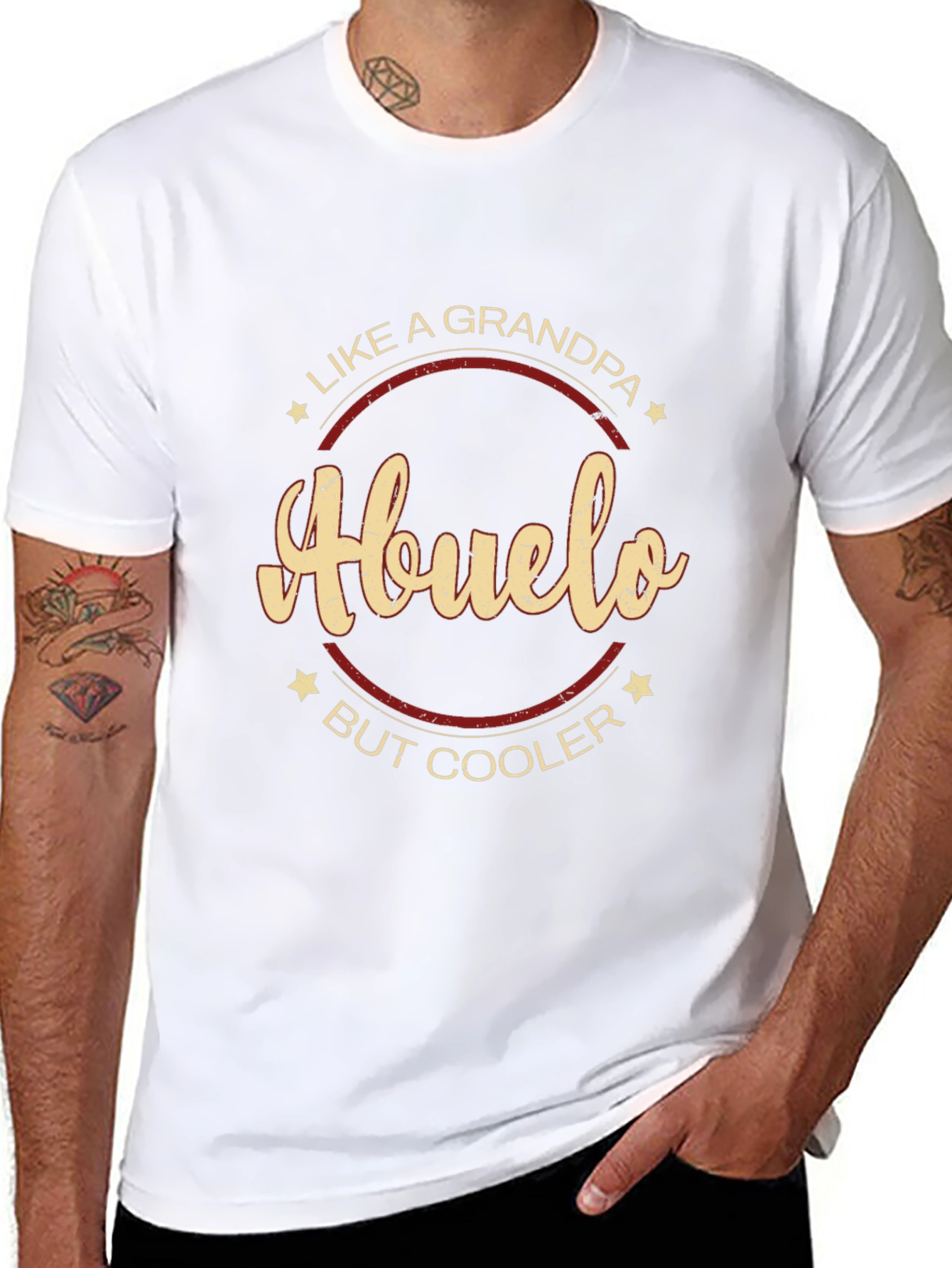 Abuelo Like a Grandpa But Cooler Graphic T-Shirt
