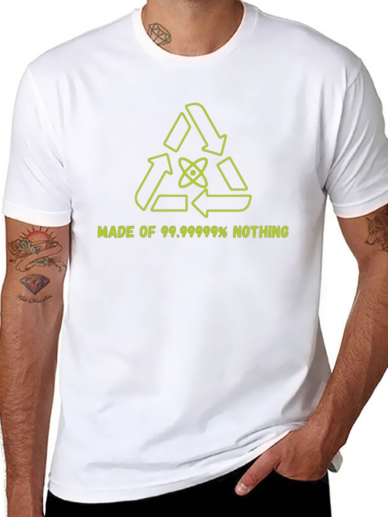 99.99999% Nothing T-Shirt - Science Funny Tee