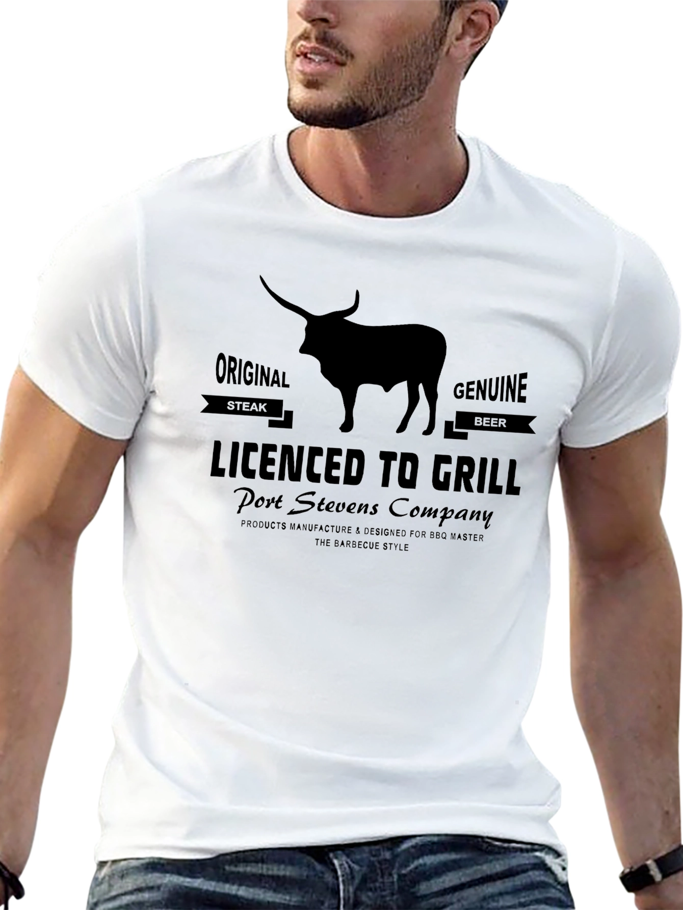 Licenced to Grill T-Shirt - BBQ Master Tee