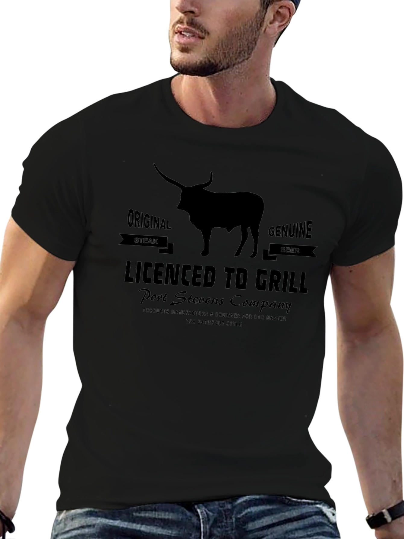 Licenced to Grill T-Shirt - BBQ Master Tee