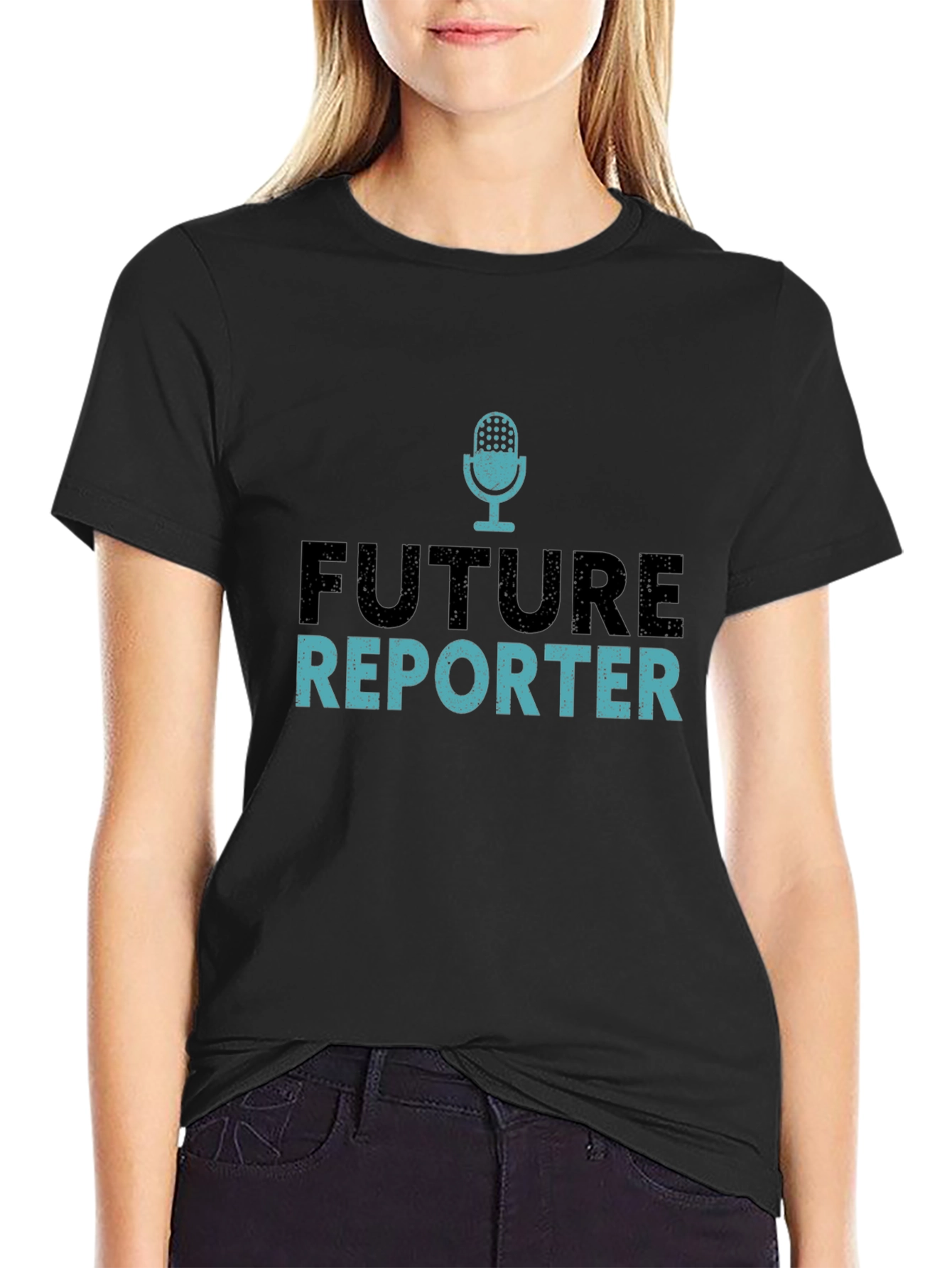 Future Reporter T-Shirt News Broadcast Tee