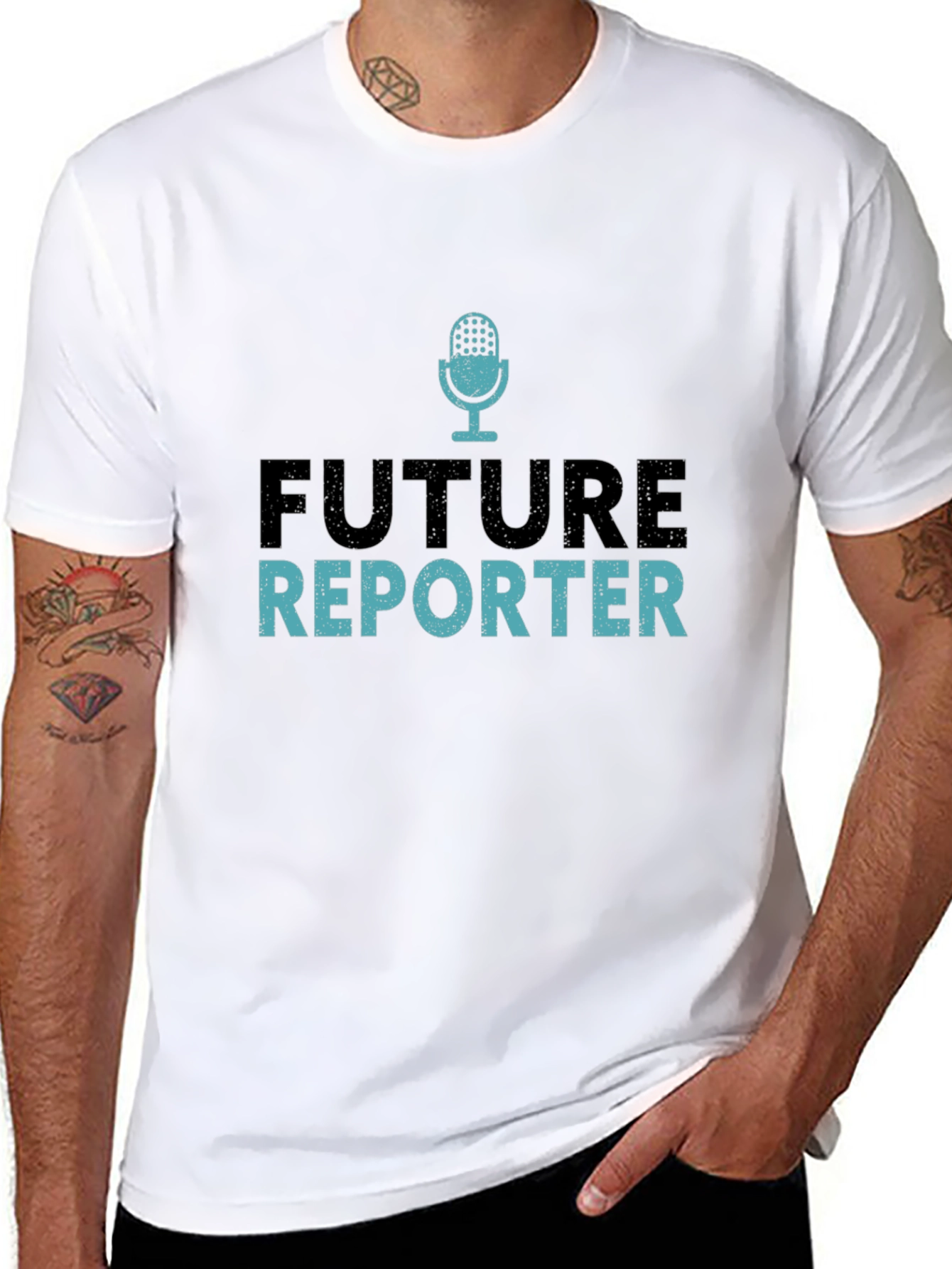Future Reporter T-Shirt News Broadcast Tee