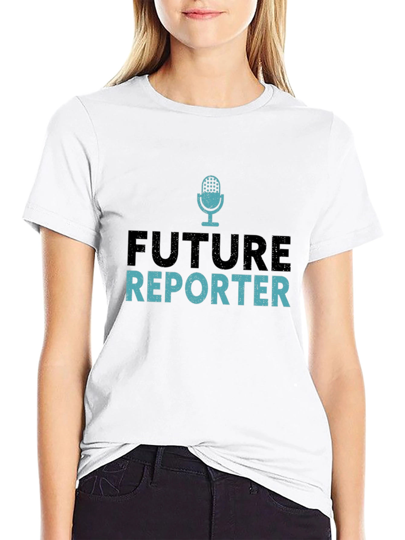 Future Reporter T-Shirt News Broadcast Tee