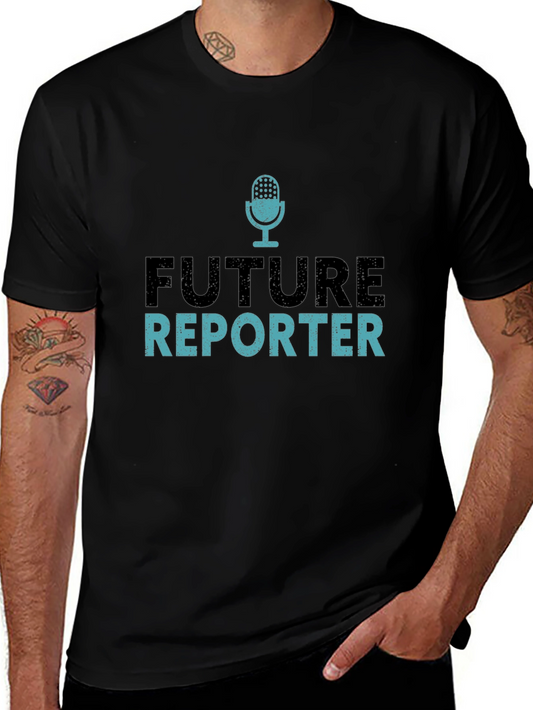 Future Reporter T-Shirt News Broadcast Tee