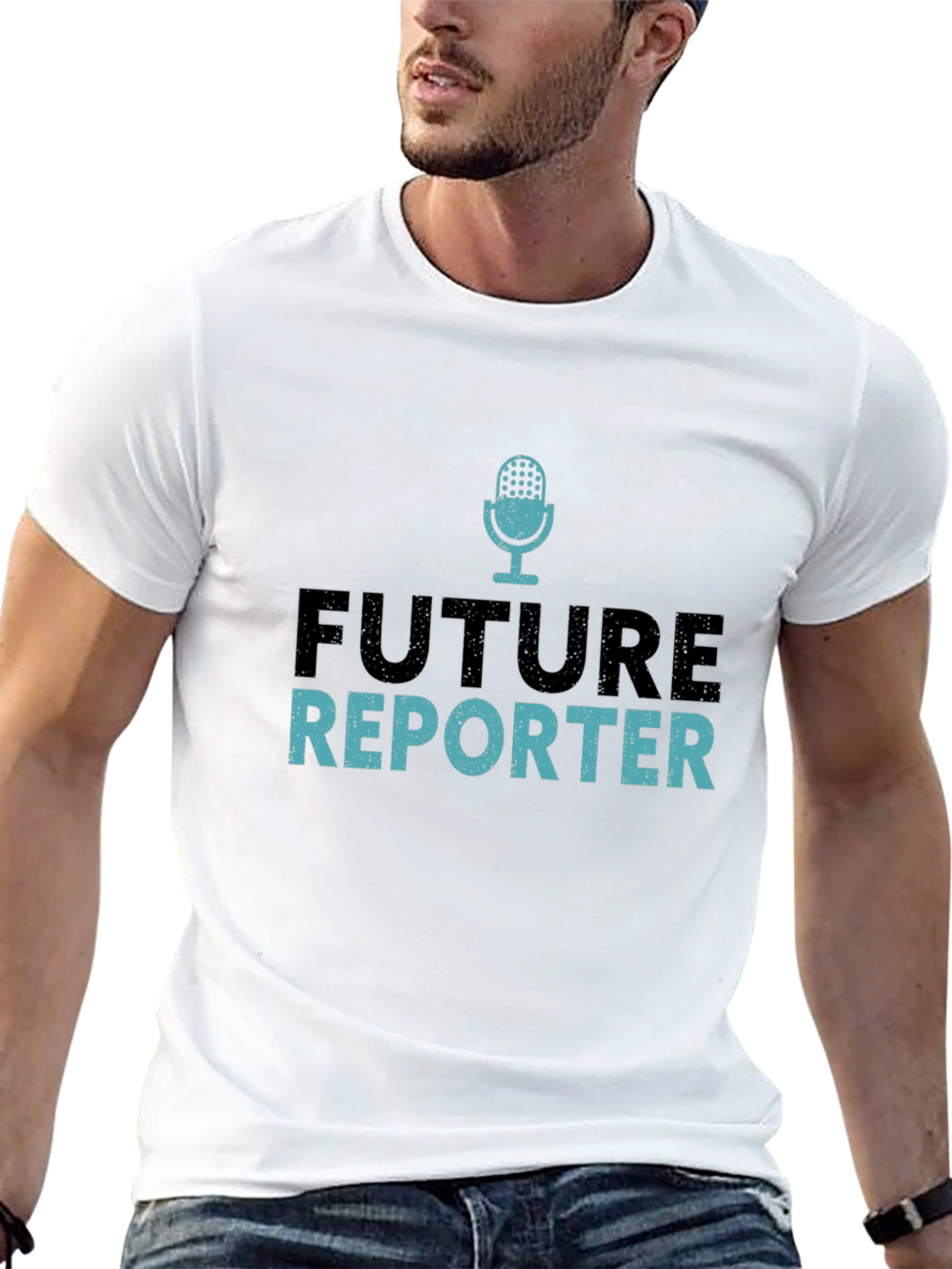 Future Reporter T-Shirt News Broadcast Tee