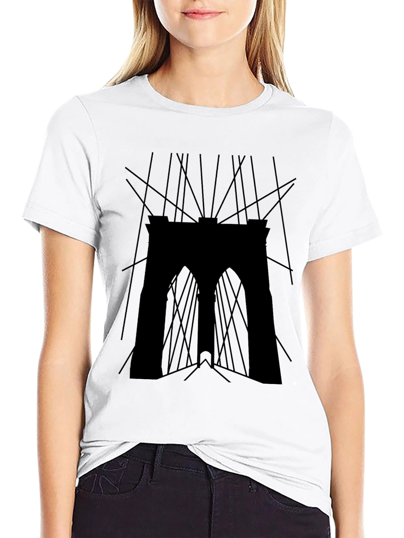 Brooklyn Bridge Silhouette Tee - Urban Style