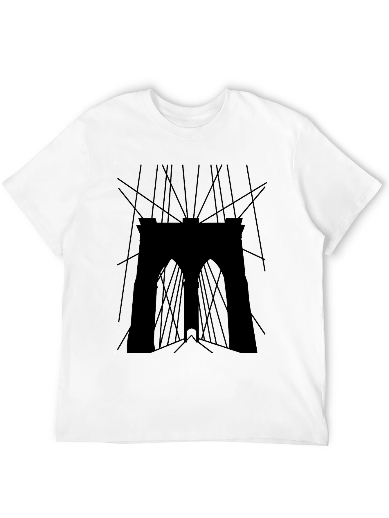 Brooklyn Bridge Silhouette Tee - Urban Style